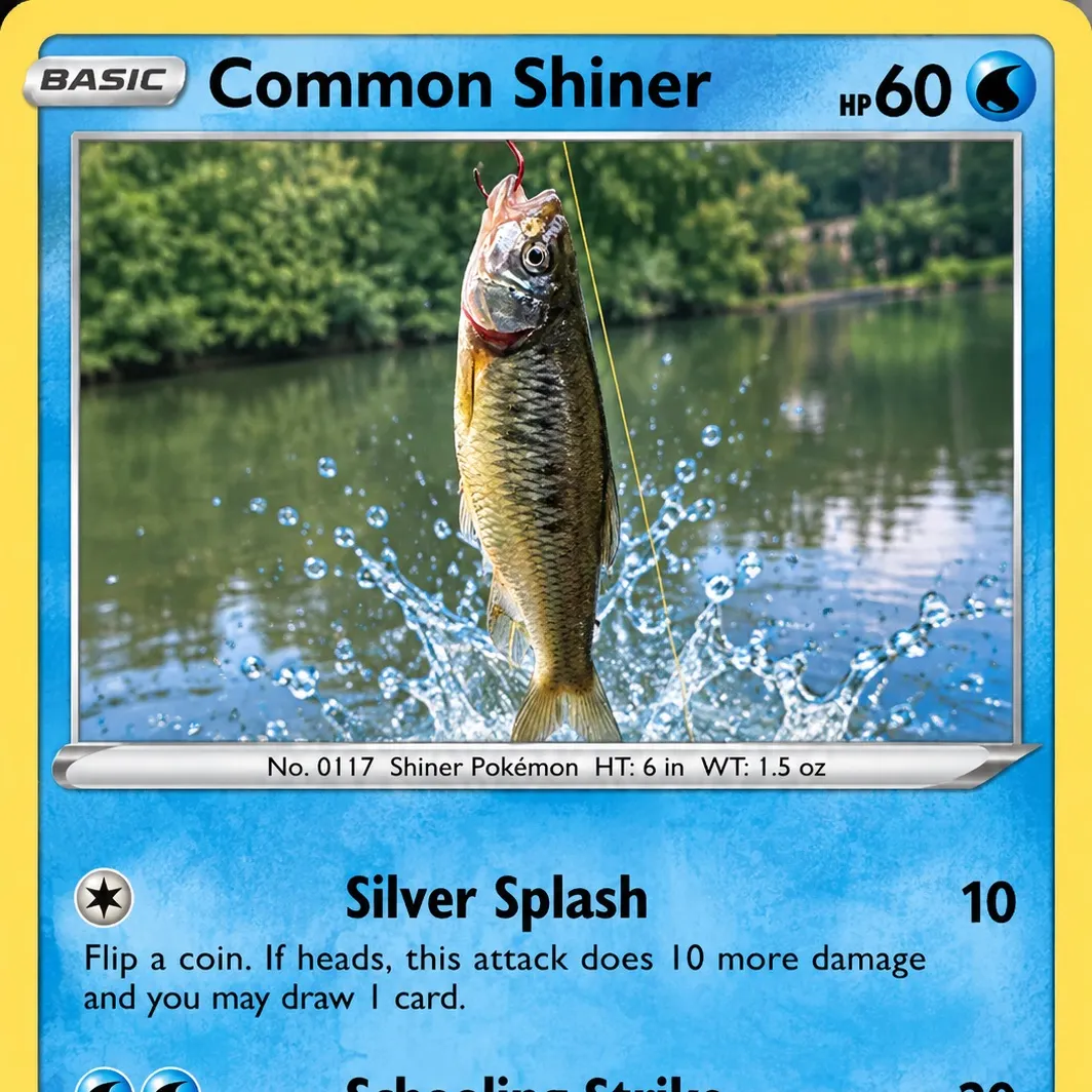Common shiner caught on Fishbrain