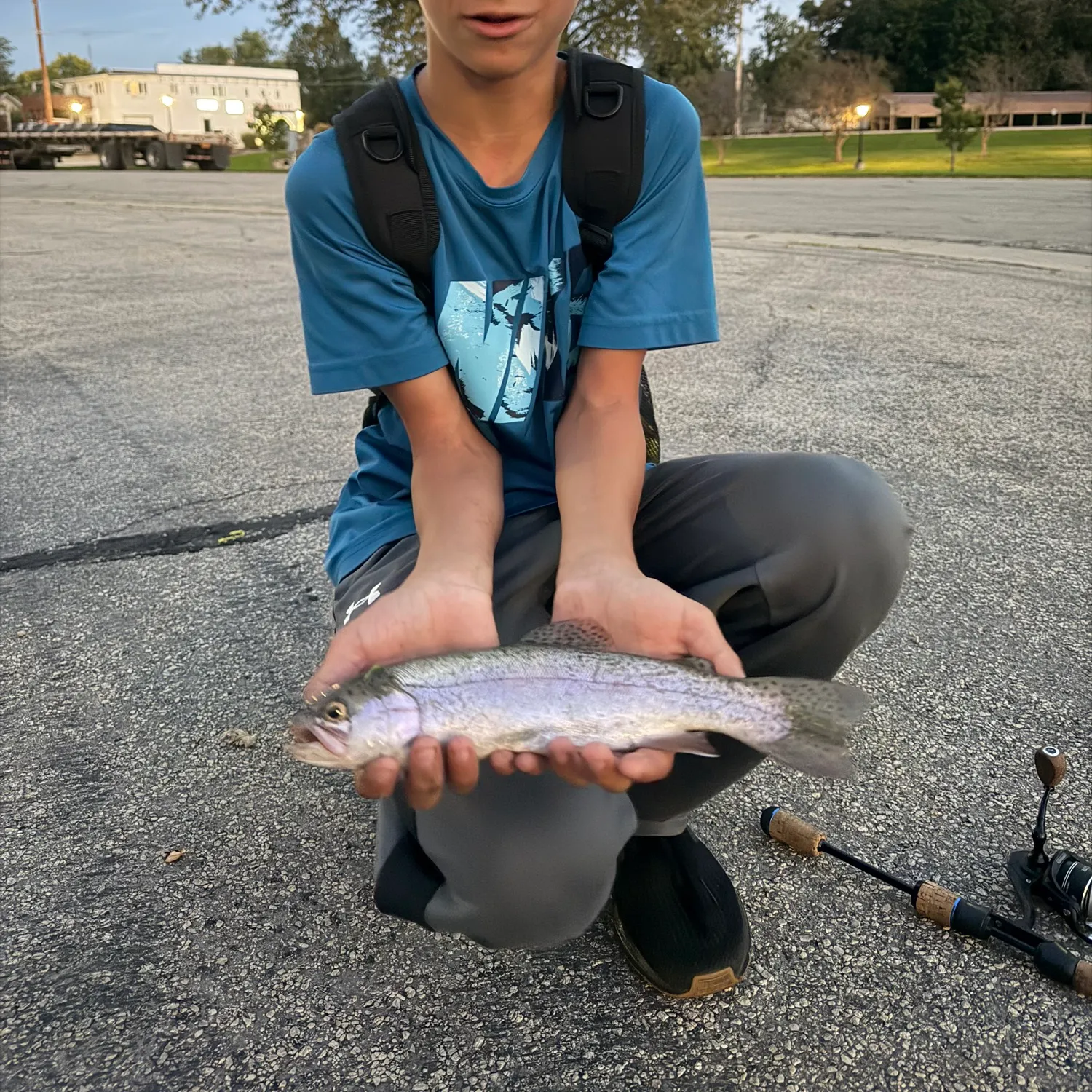 Rainbow trout caught on Fishbrain