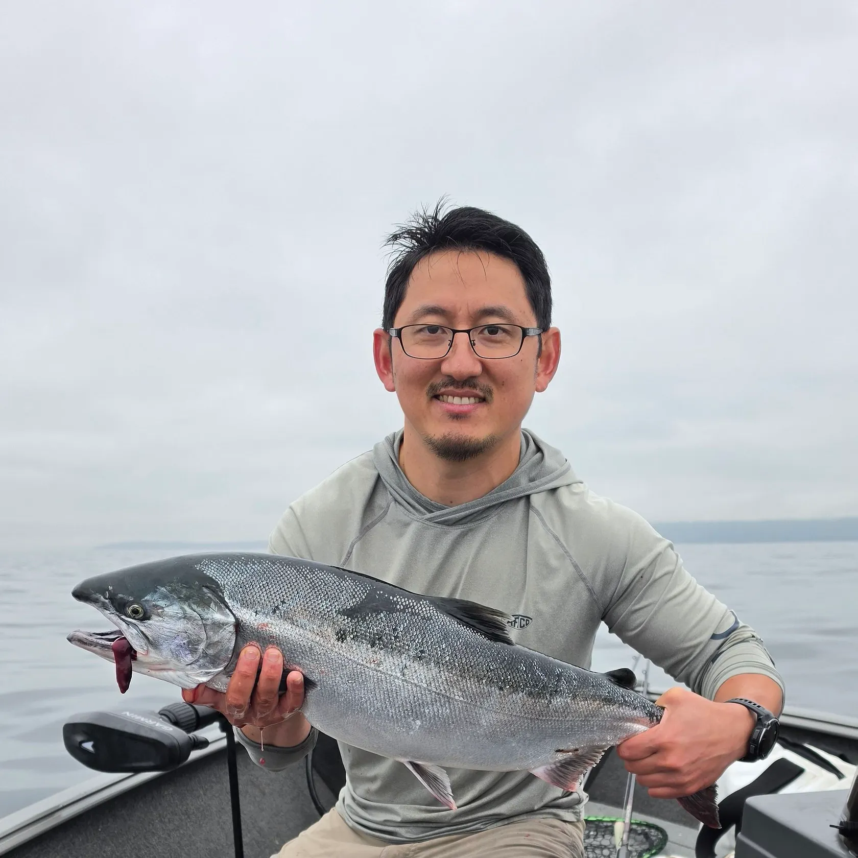 Coho salmon caught on Fishbrain