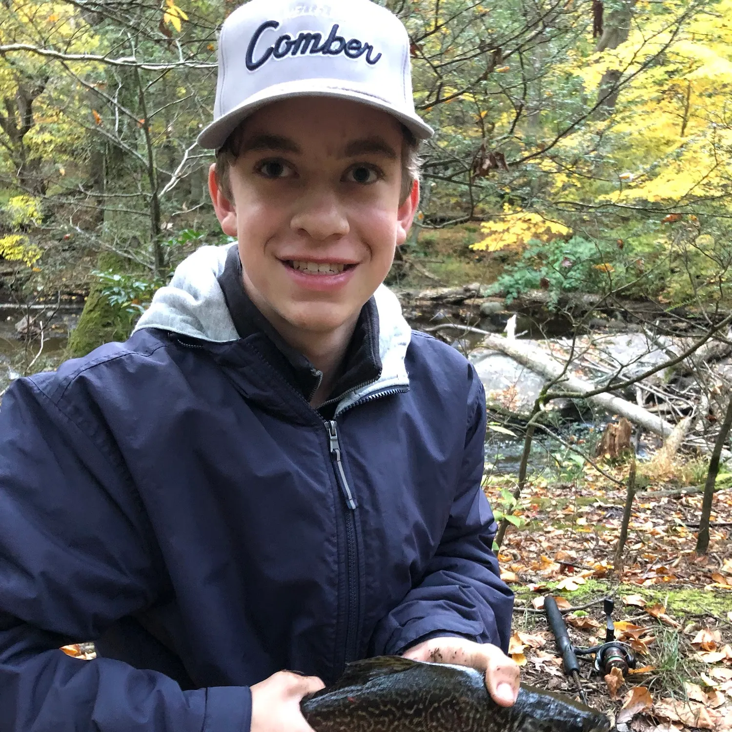 Tiger trout caught on Fishbrain
