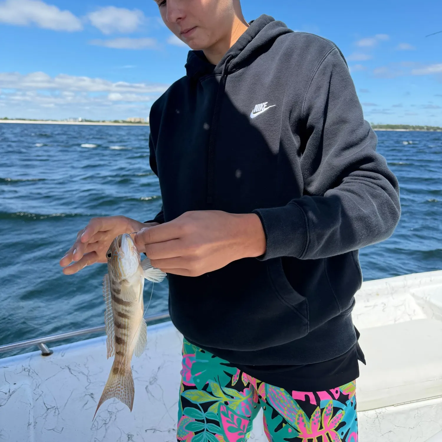 Sand perch caught on Fishbrain
