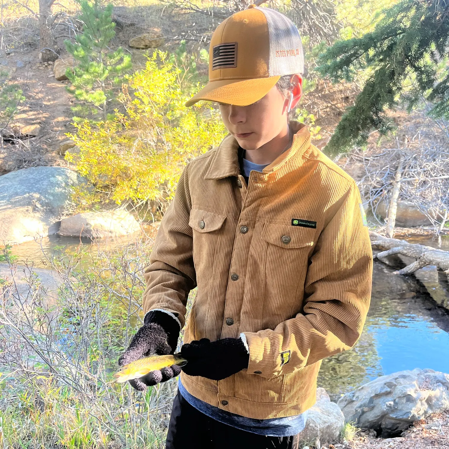 Brown trout caught on Fishbrain
