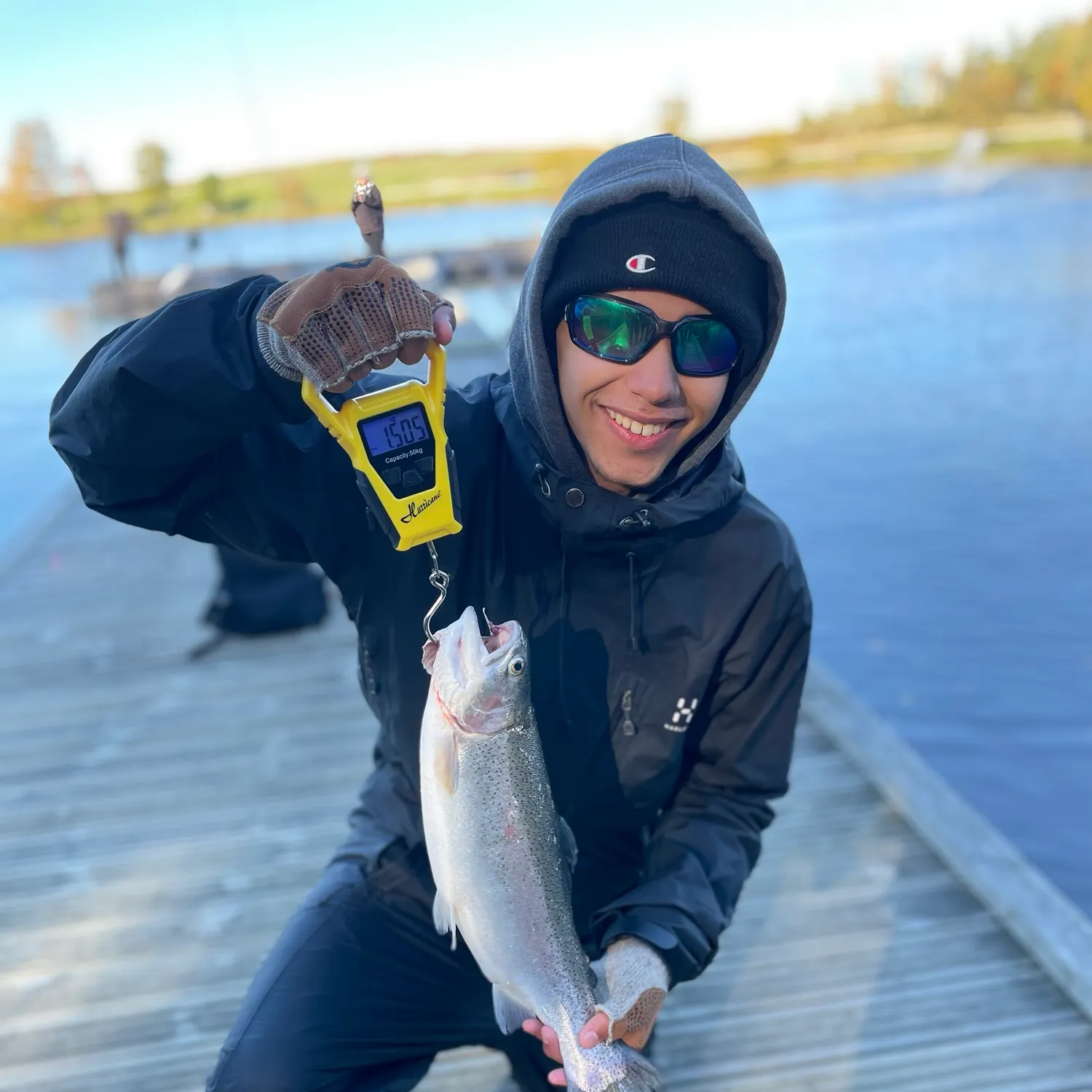 Rainbow trout caught on Fishbrain