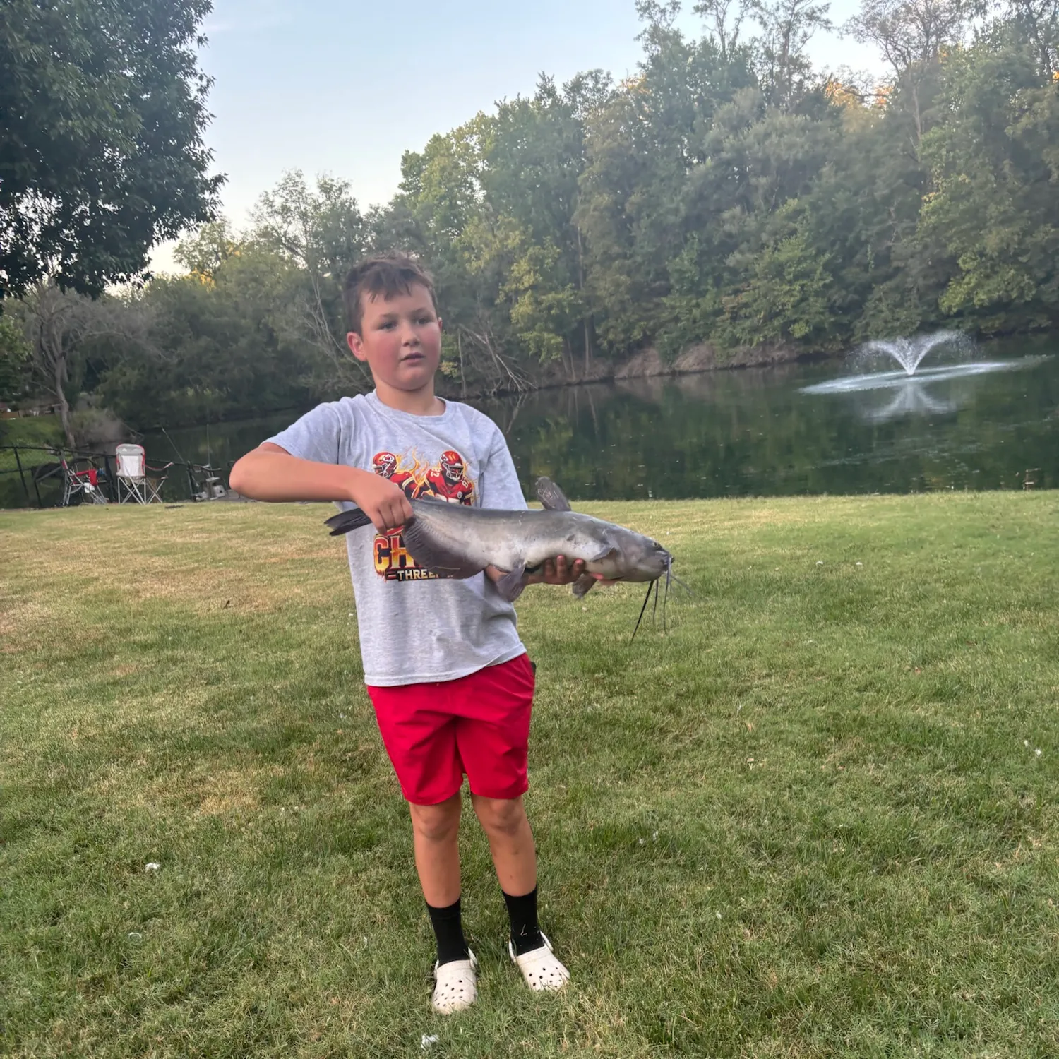 Channel catfish caught on Fishbrain