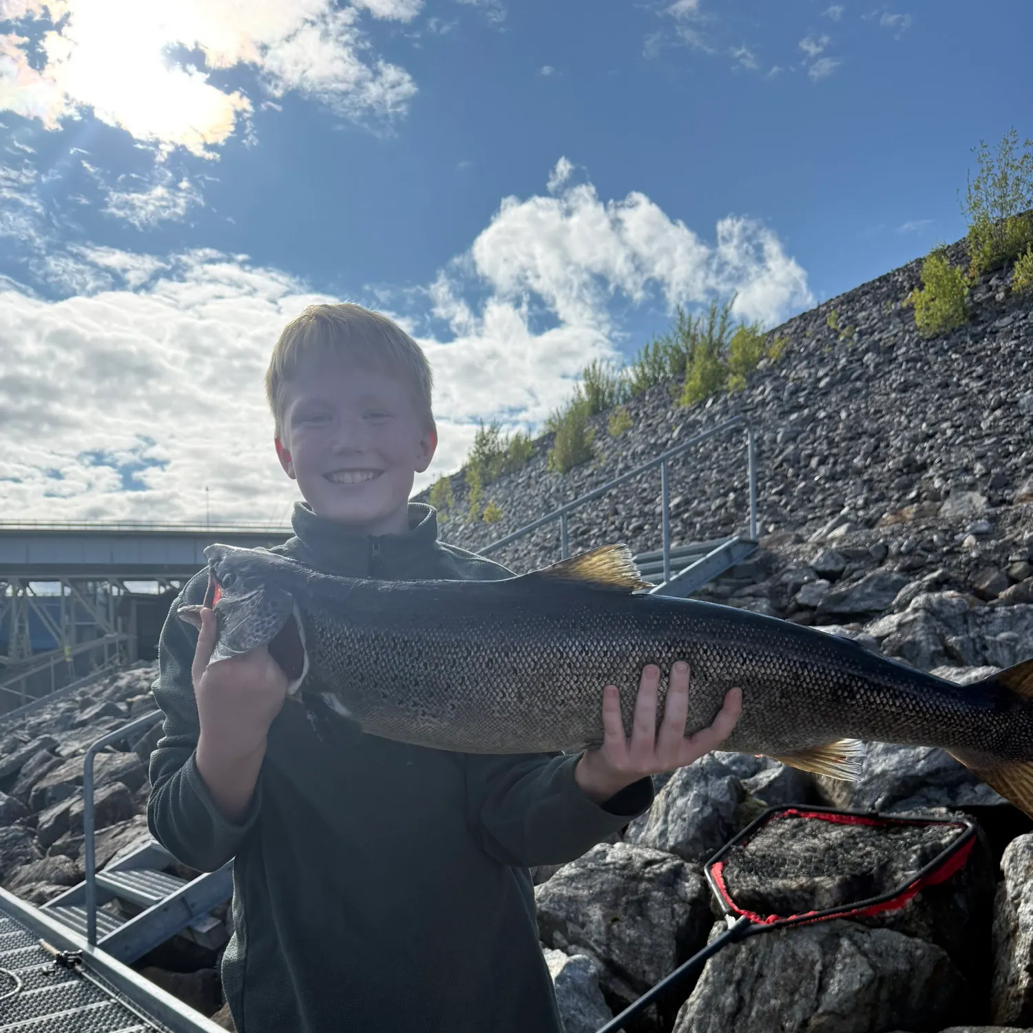 Coho salmon caught on Fishbrain
