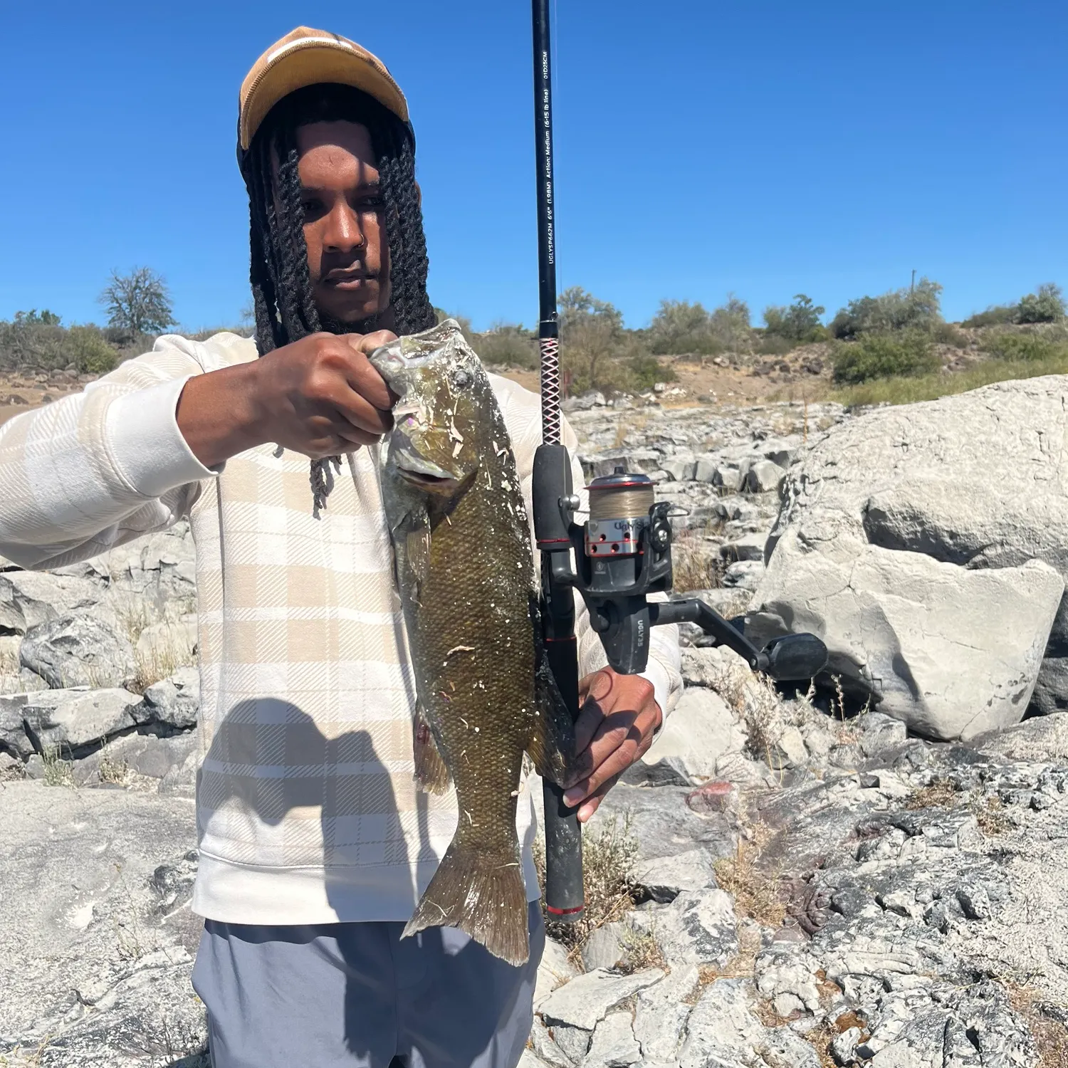 Smallmouth bass caught on Fishbrain