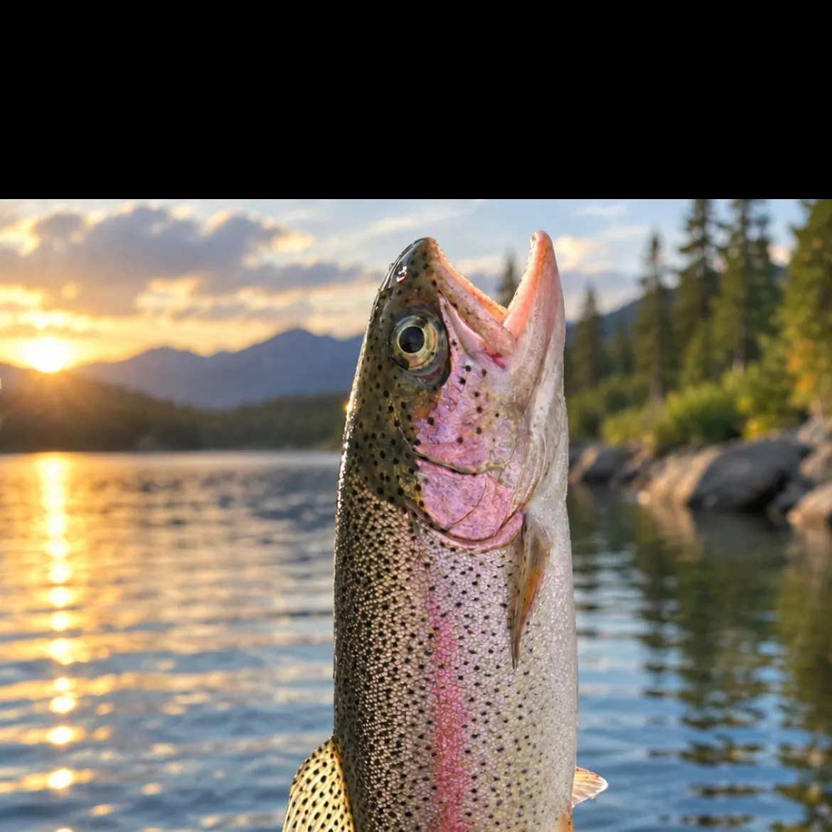 Rainbow trout caught on Fishbrain