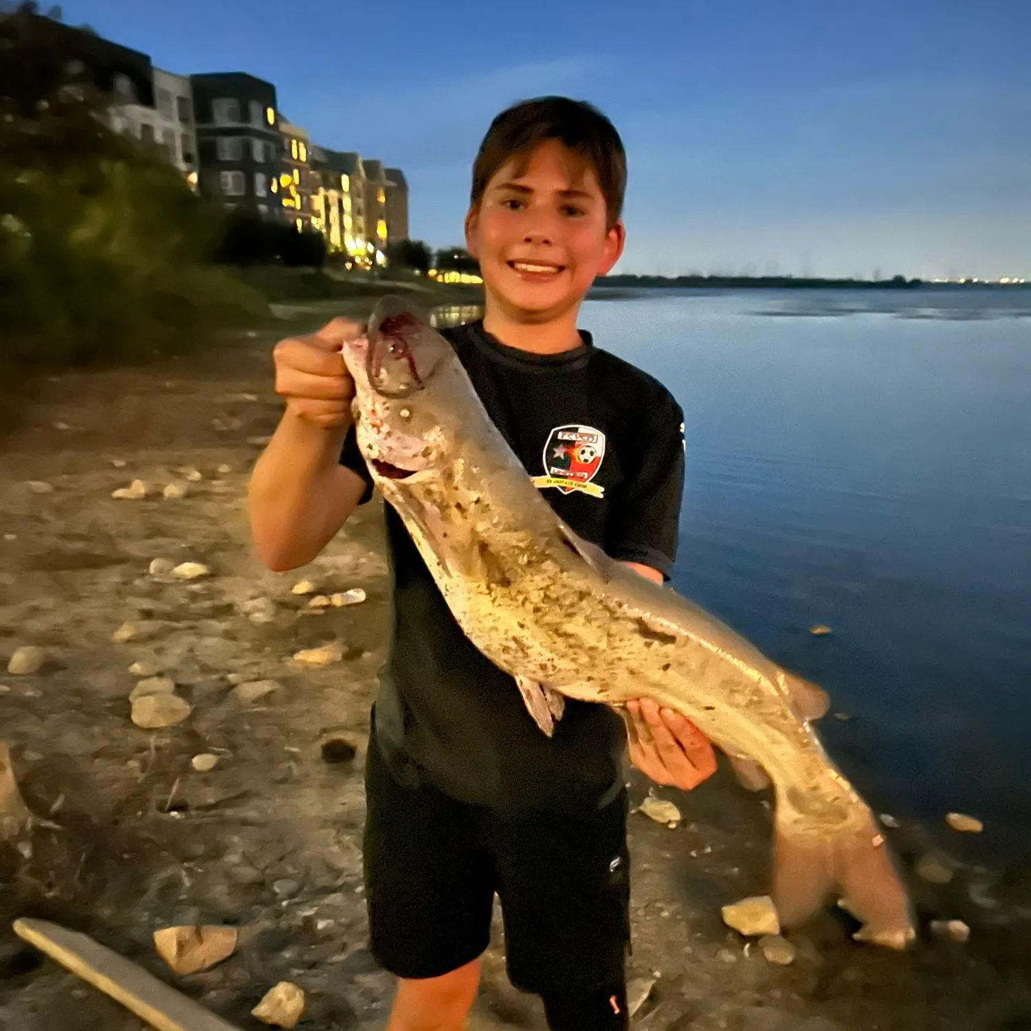 Channel catfish caught on Fishbrain