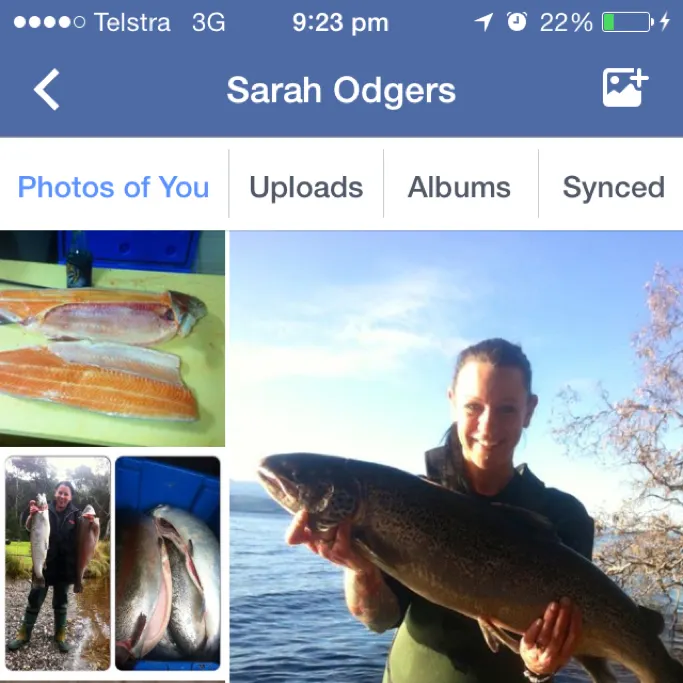 recently logged catches