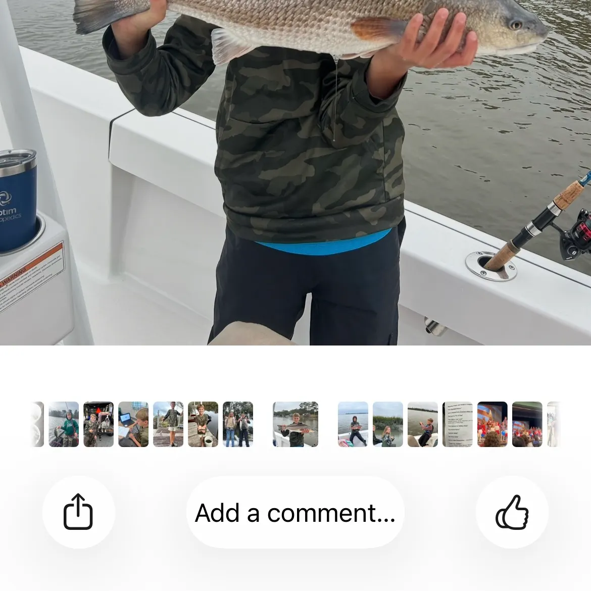 recently logged catches