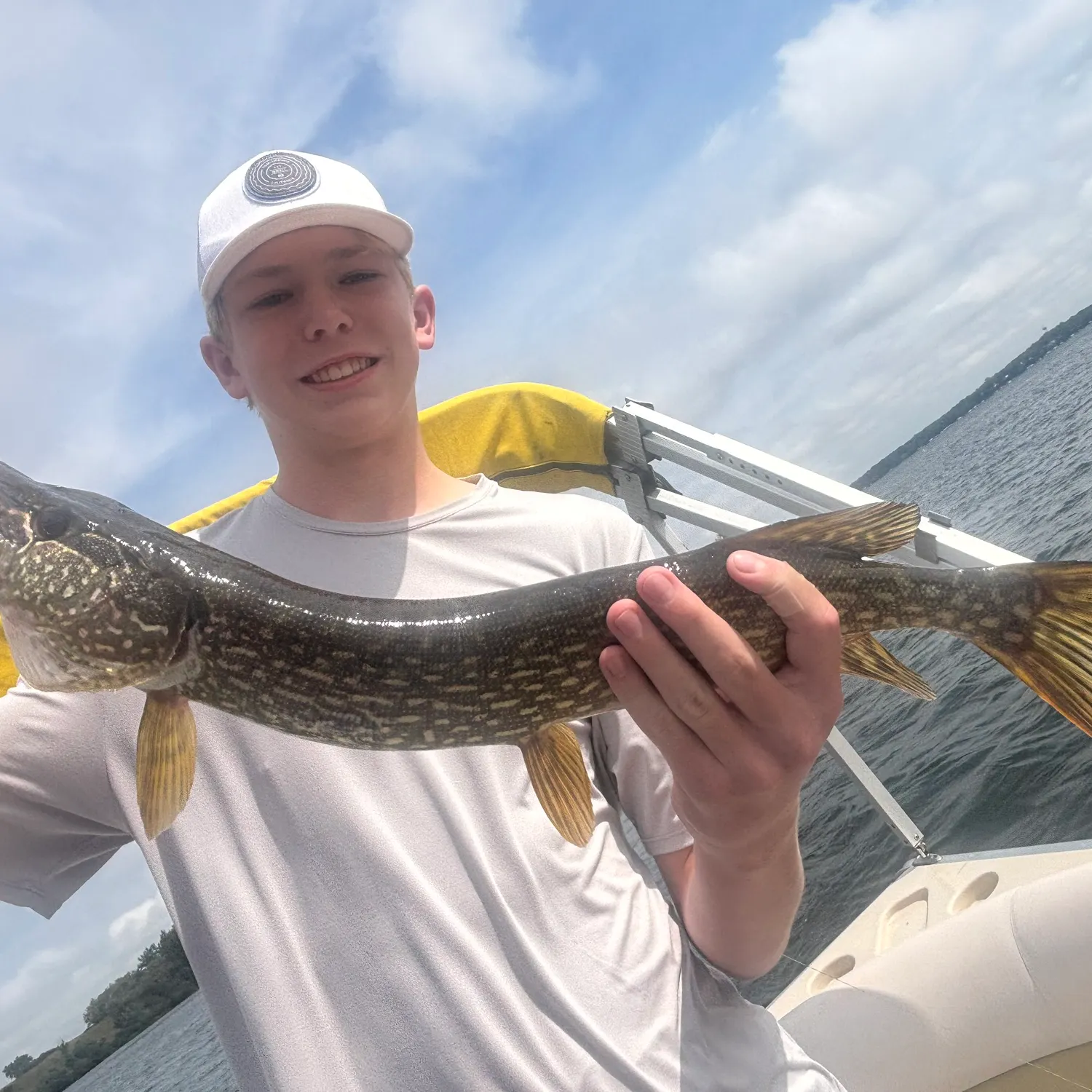 Northern pike caught on Fishbrain
