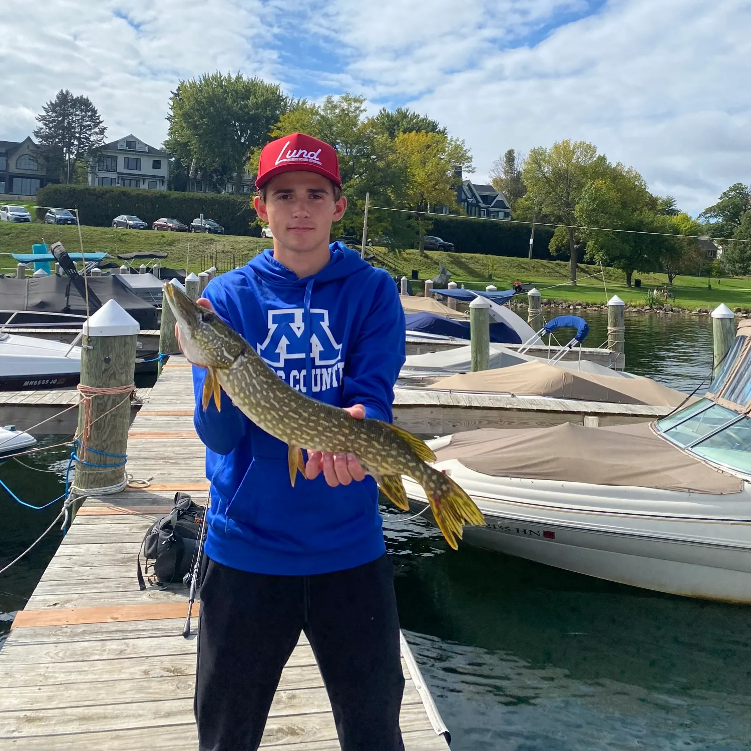 Northern pike caught on Fishbrain