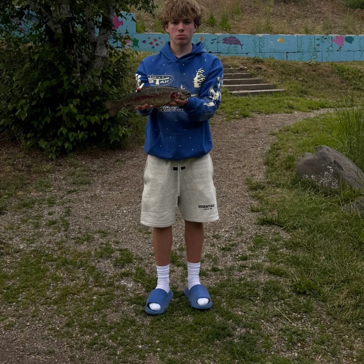 Rainbow trout caught on Fishbrain