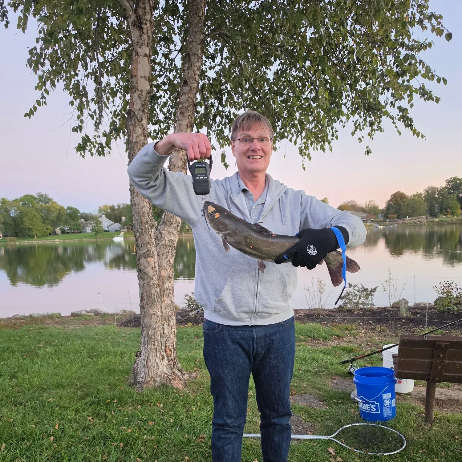 Channel catfish caught on Fishbrain