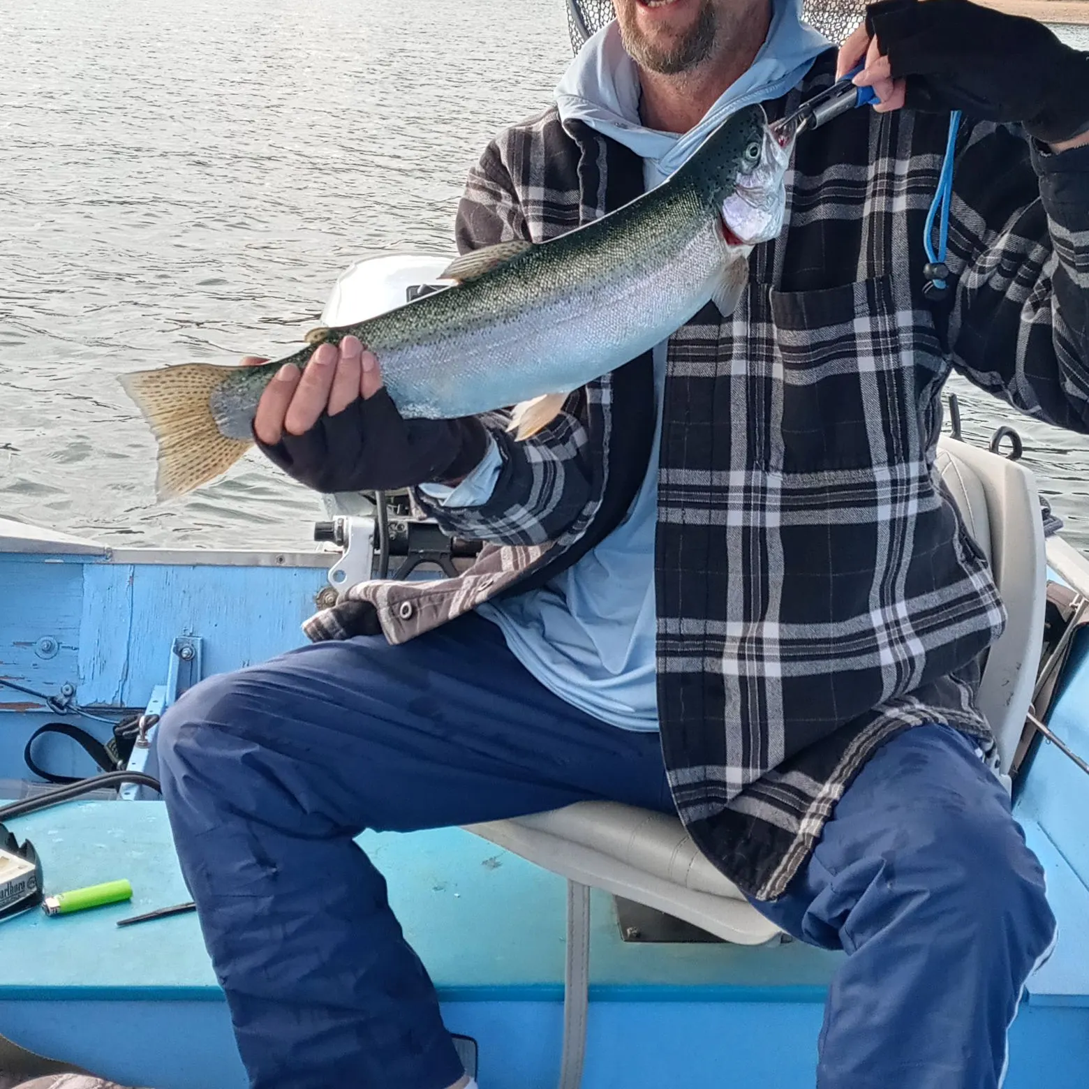 Rainbow trout caught on Fishbrain