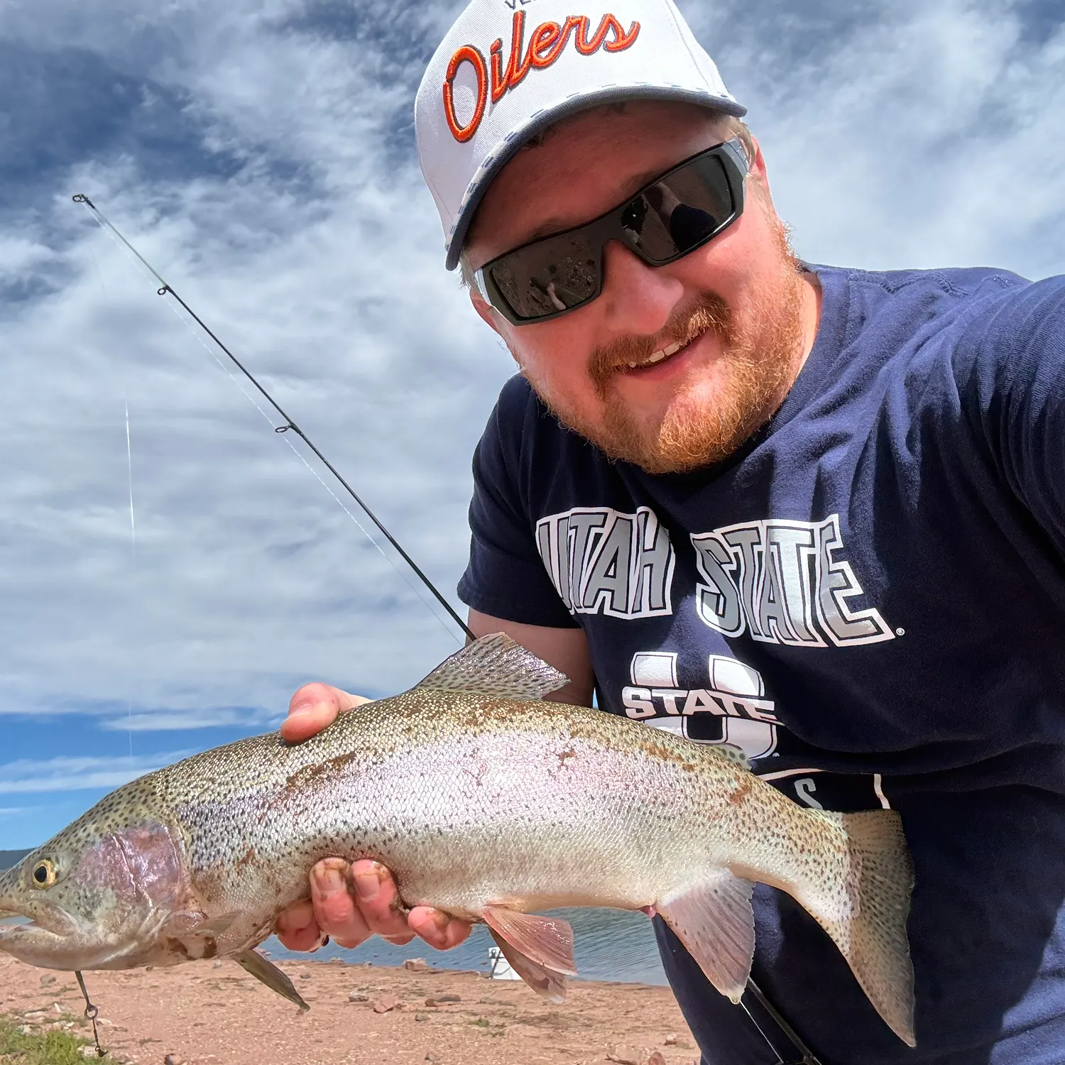 Rainbow trout caught on Fishbrain