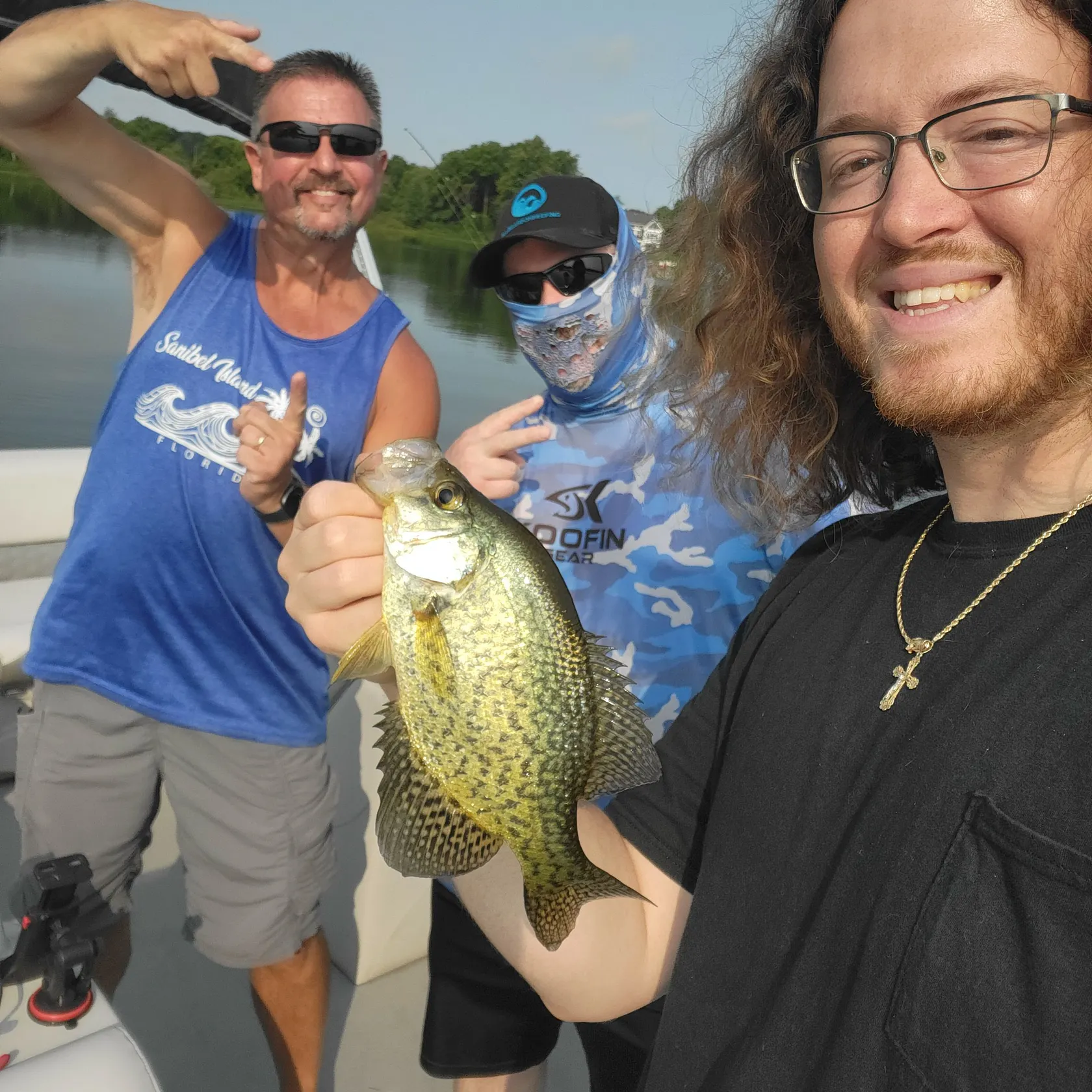 Black crappie caught on Fishbrain