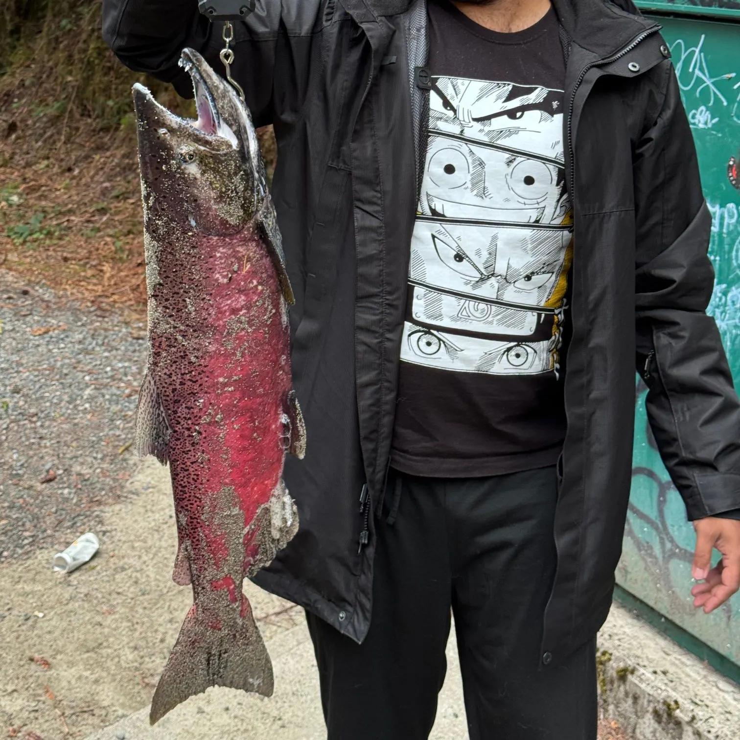 Chinook salmon caught on Fishbrain