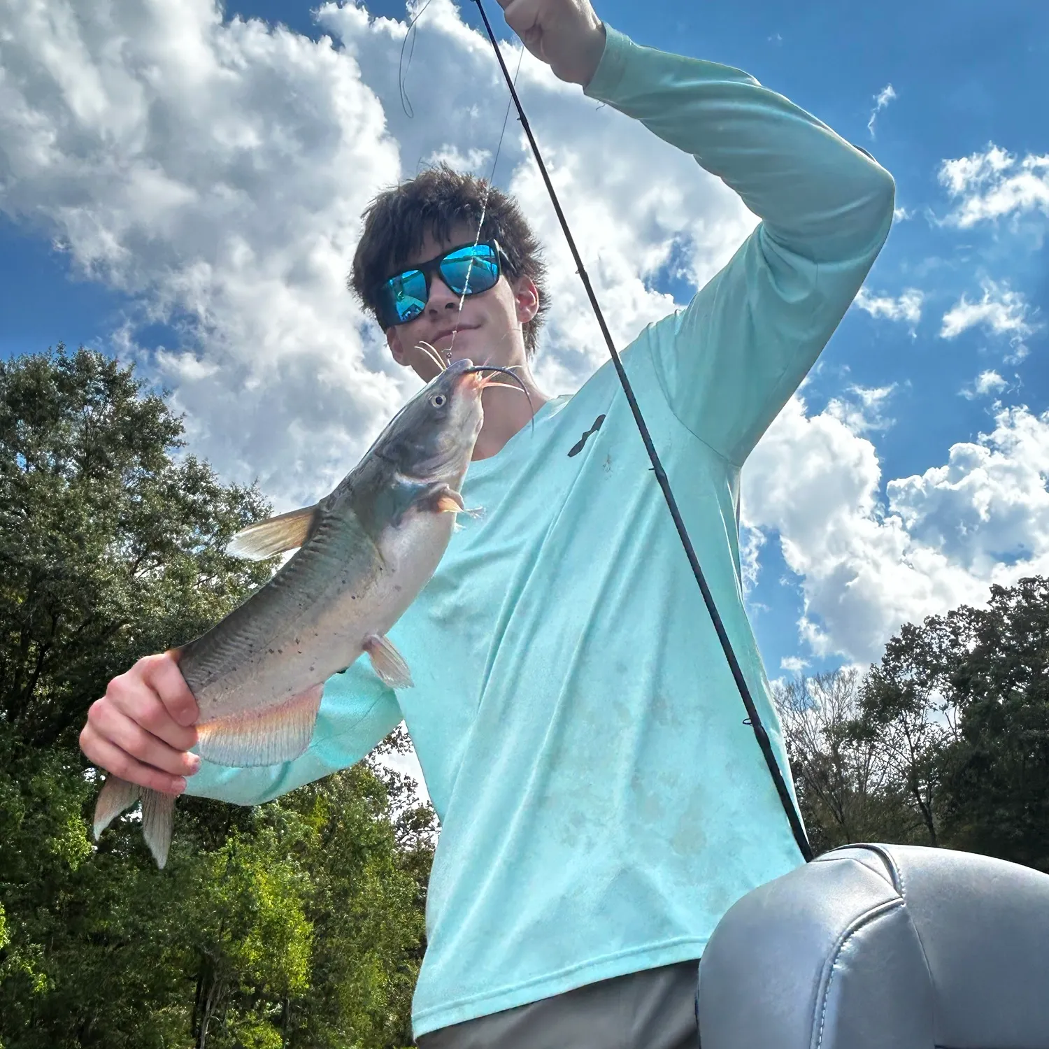 Channel catfish caught on Fishbrain