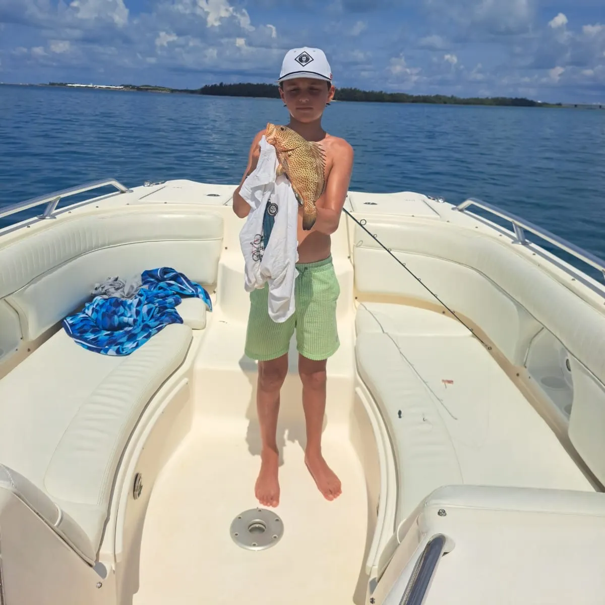 Red hind grouper caught on Fishbrain