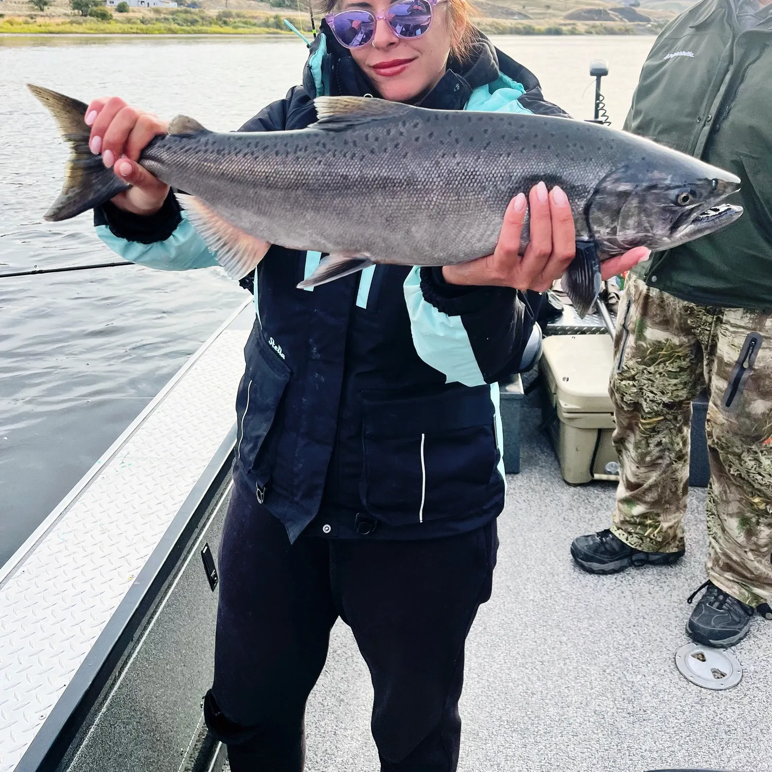 Chinook salmon caught on Fishbrain