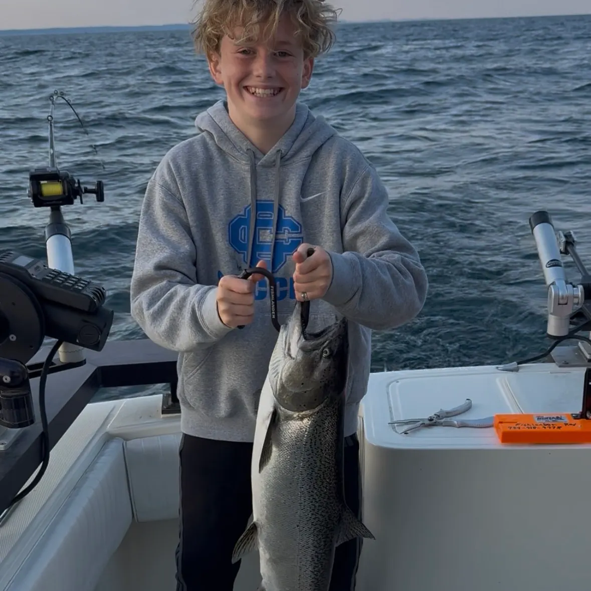 Chinook salmon caught on Fishbrain