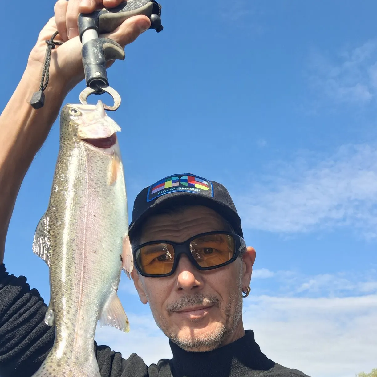 Rainbow trout caught on Fishbrain