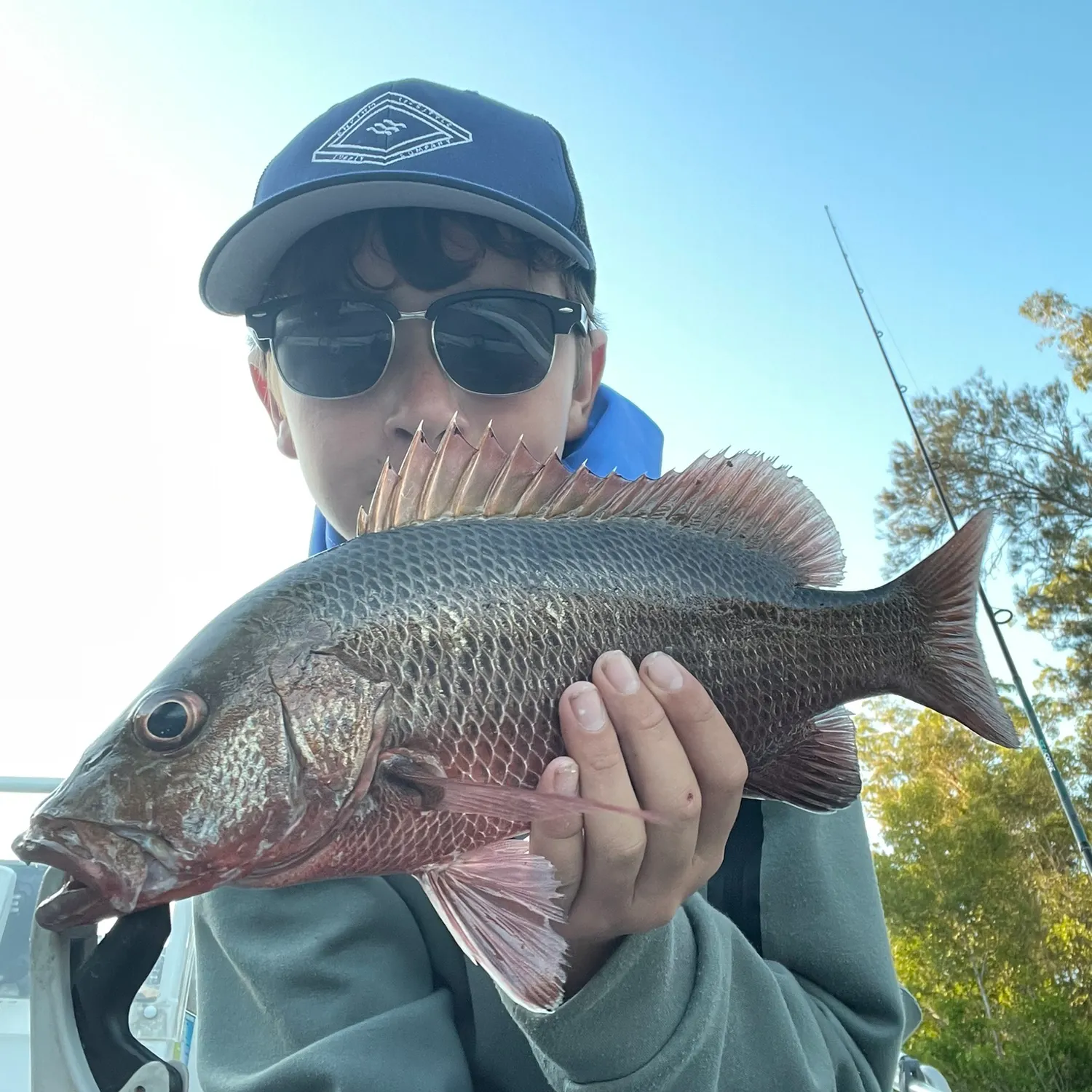 Mangrove red snapper caught on Fishbrain