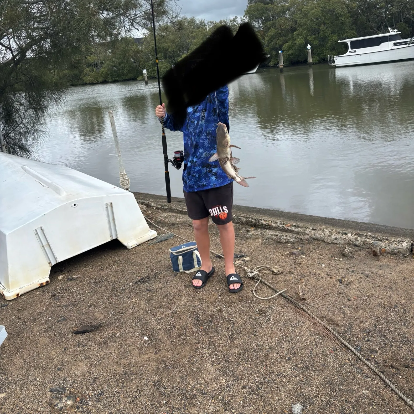 The most recent Blue salmon catfish catches on Fishbrain