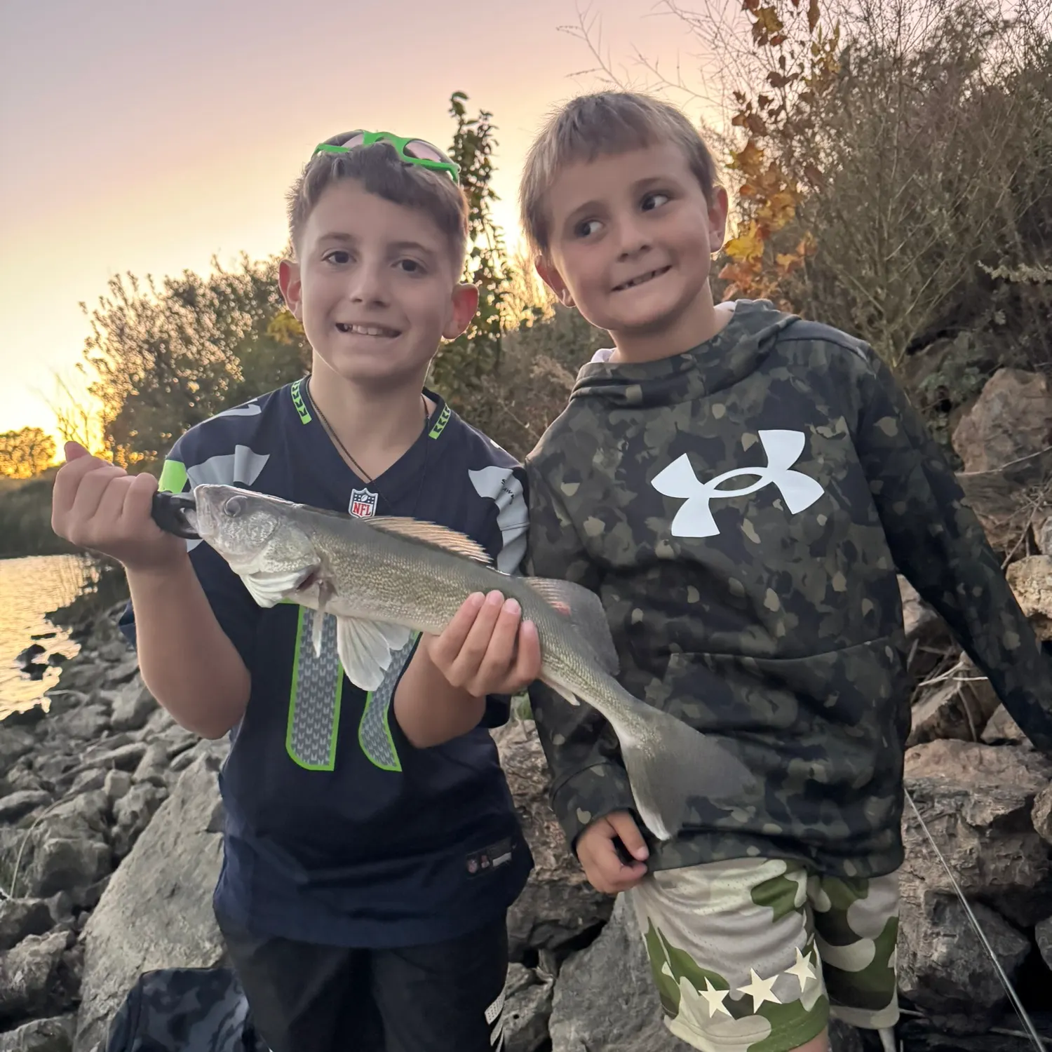Walleye caught on Fishbrain