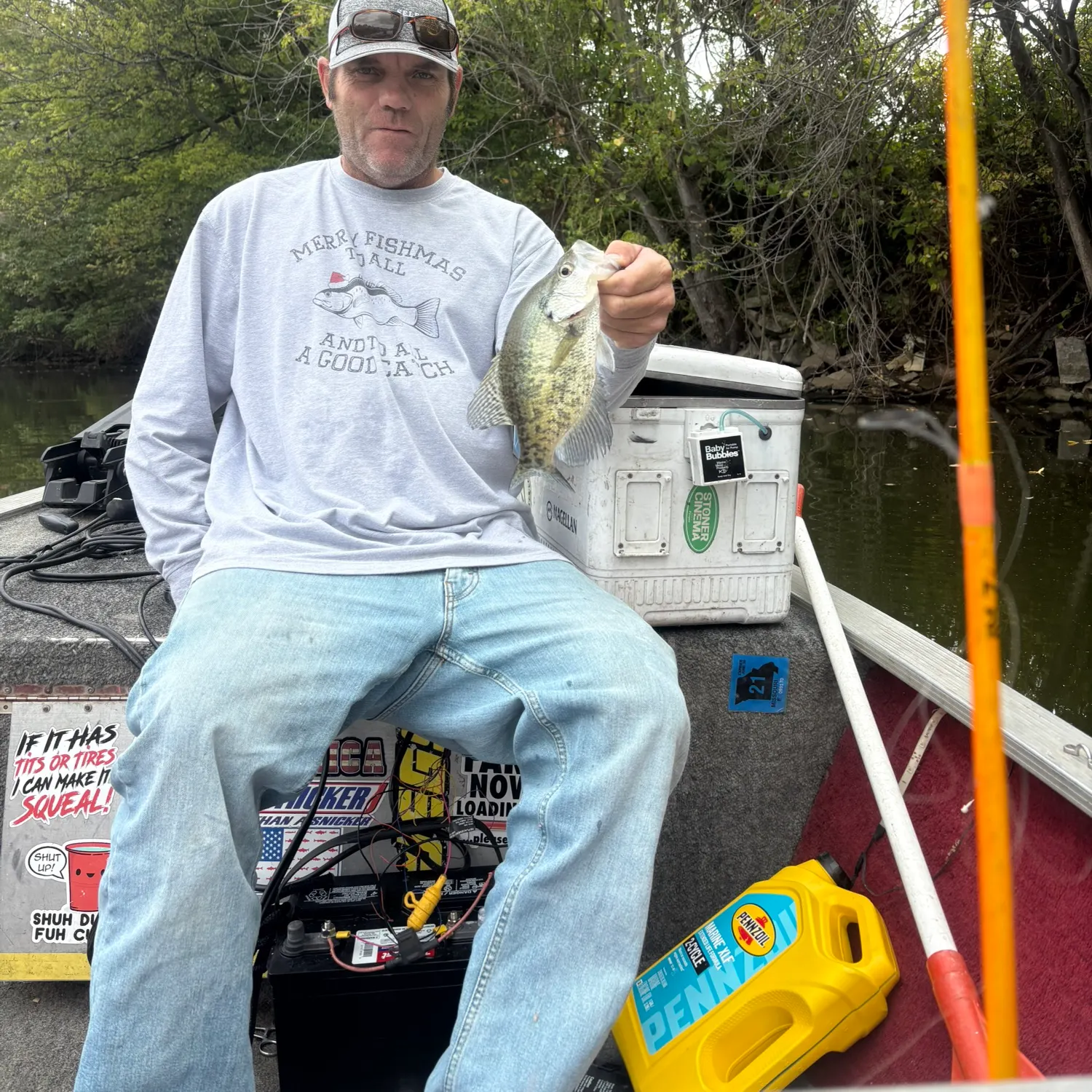 White crappie caught on Fishbrain