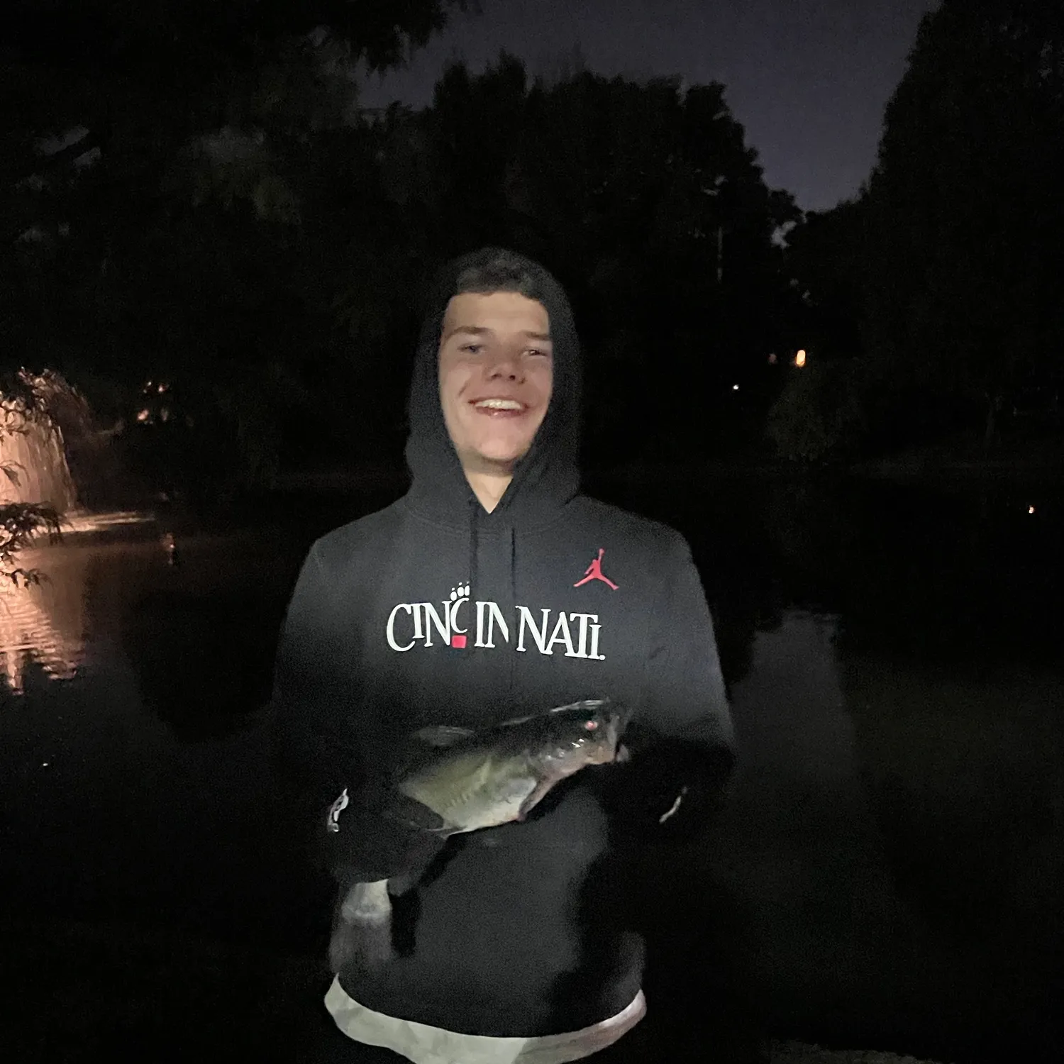Channel catfish caught on Fishbrain