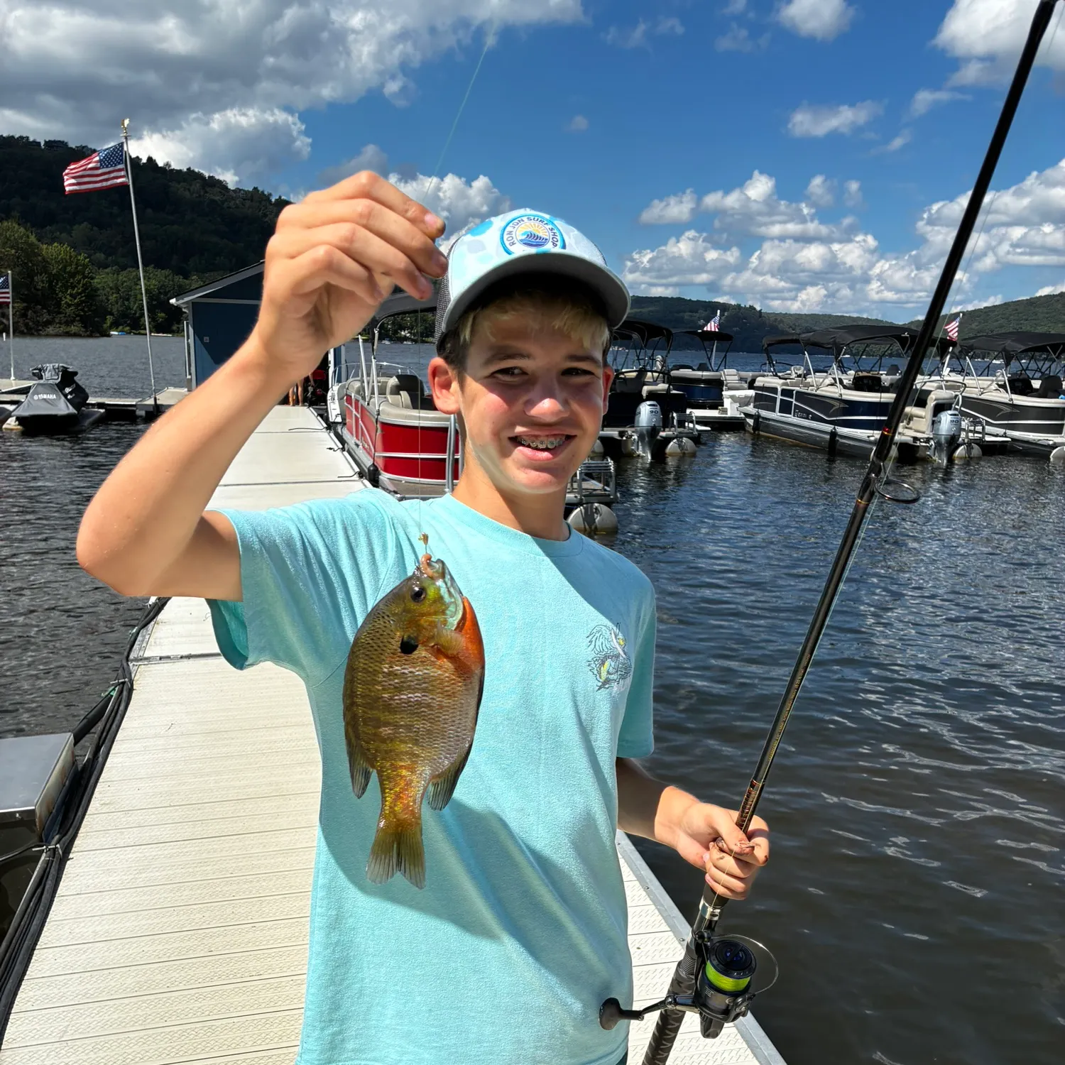 Bluegill caught on Fishbrain