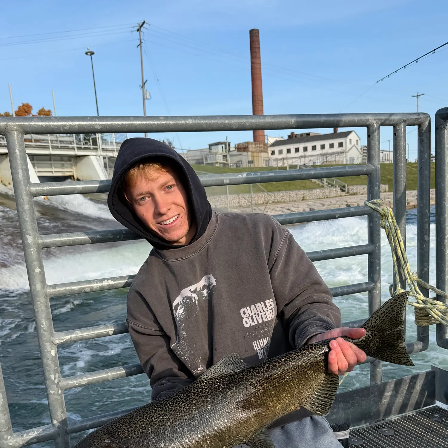 Chinook salmon caught on Fishbrain
