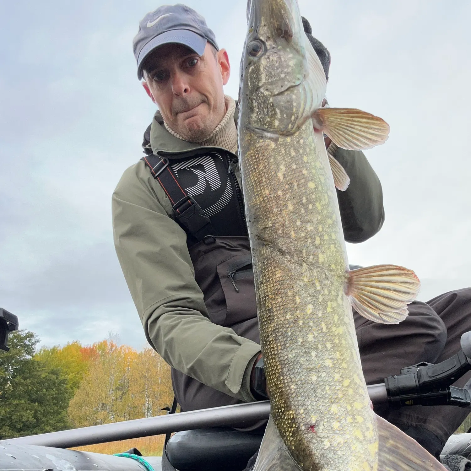 Northern pike caught on Fishbrain
