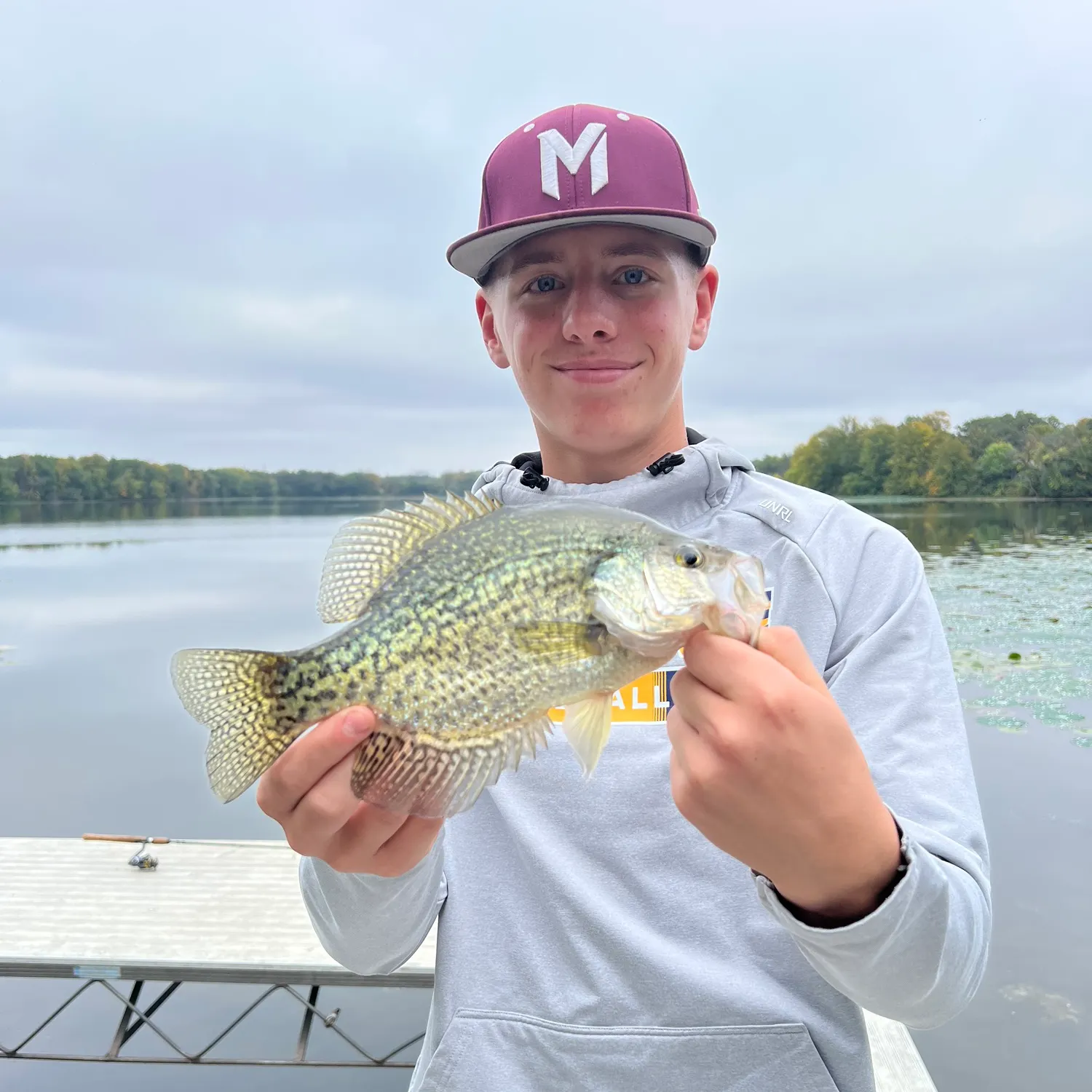 Black crappie caught on Fishbrain