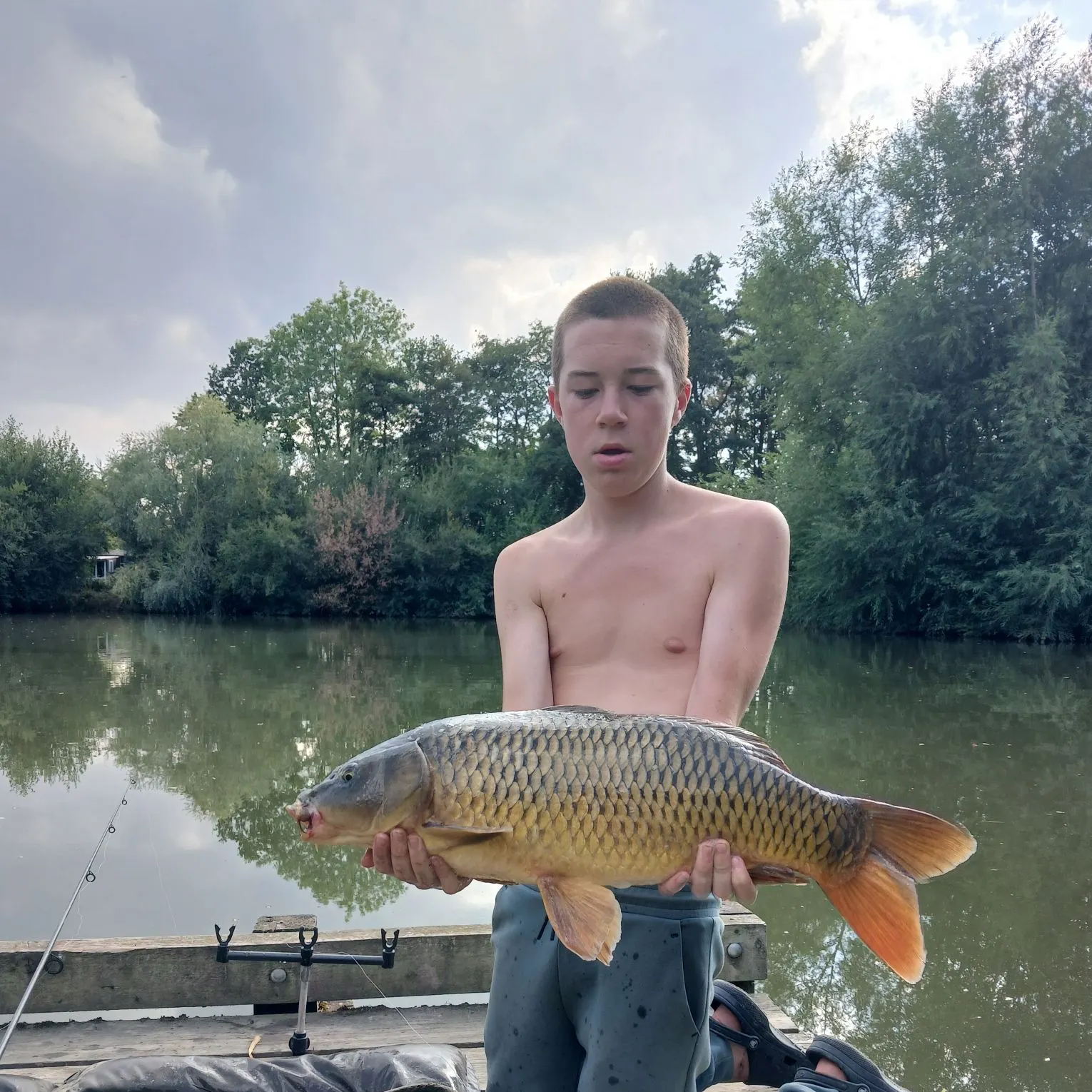 Common carp caught on Fishbrain