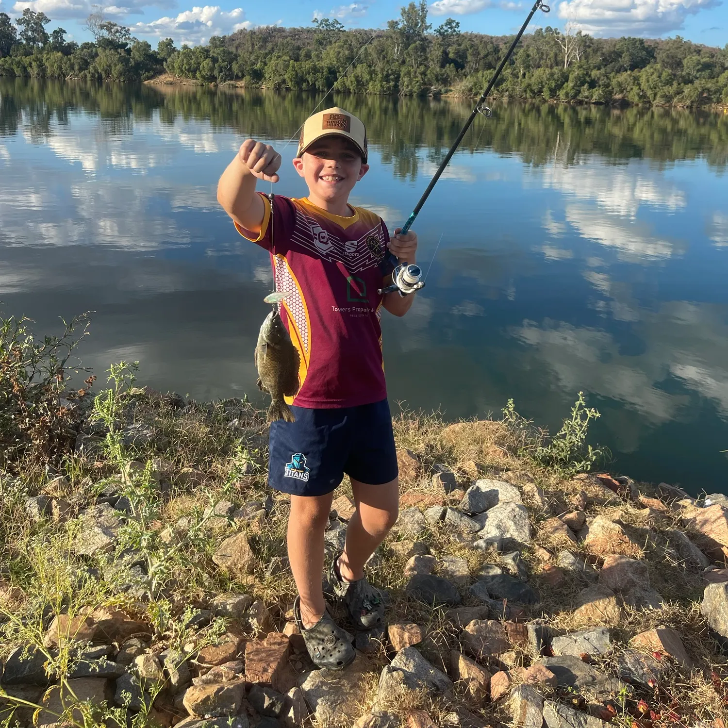 Barramundi caught on Fishbrain