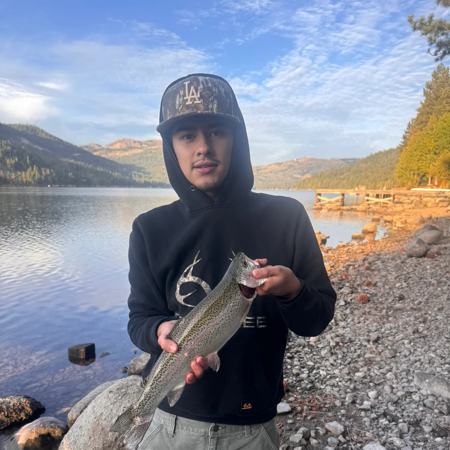 Rainbow trout caught on Fishbrain