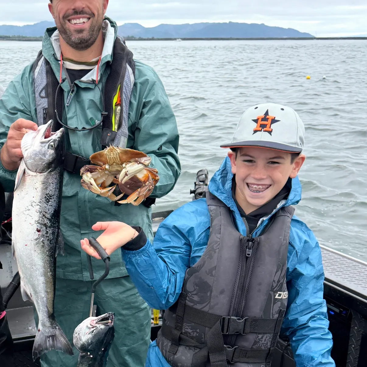 Coho salmon caught on Fishbrain