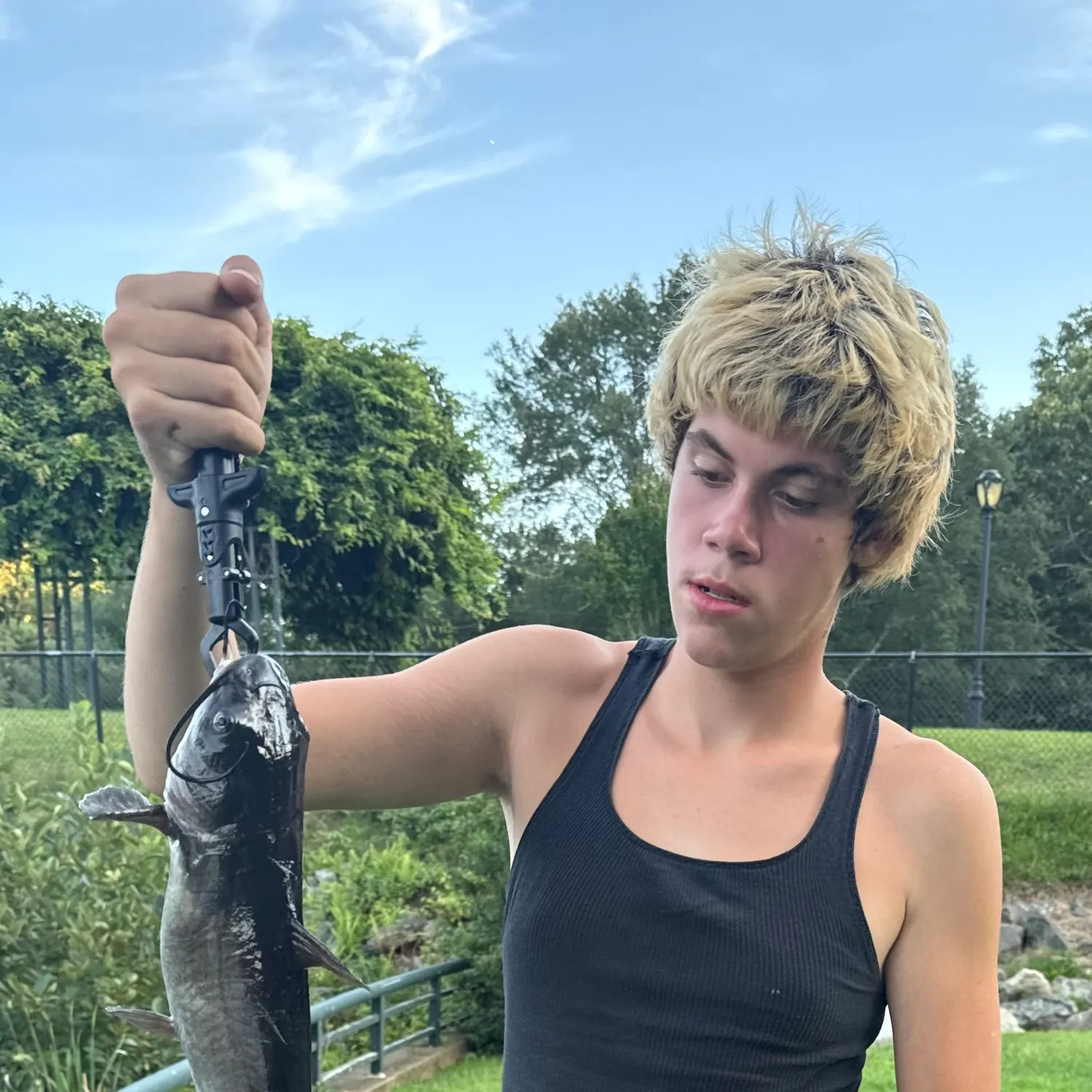 Channel catfish caught on Fishbrain