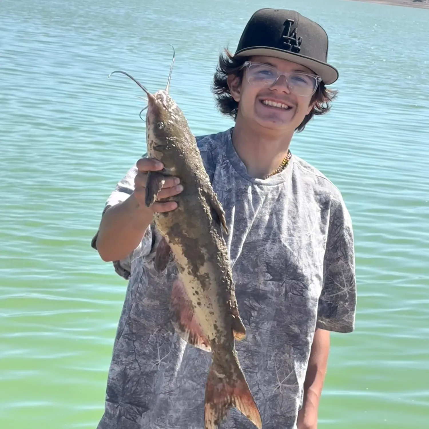 Channel catfish caught on Fishbrain