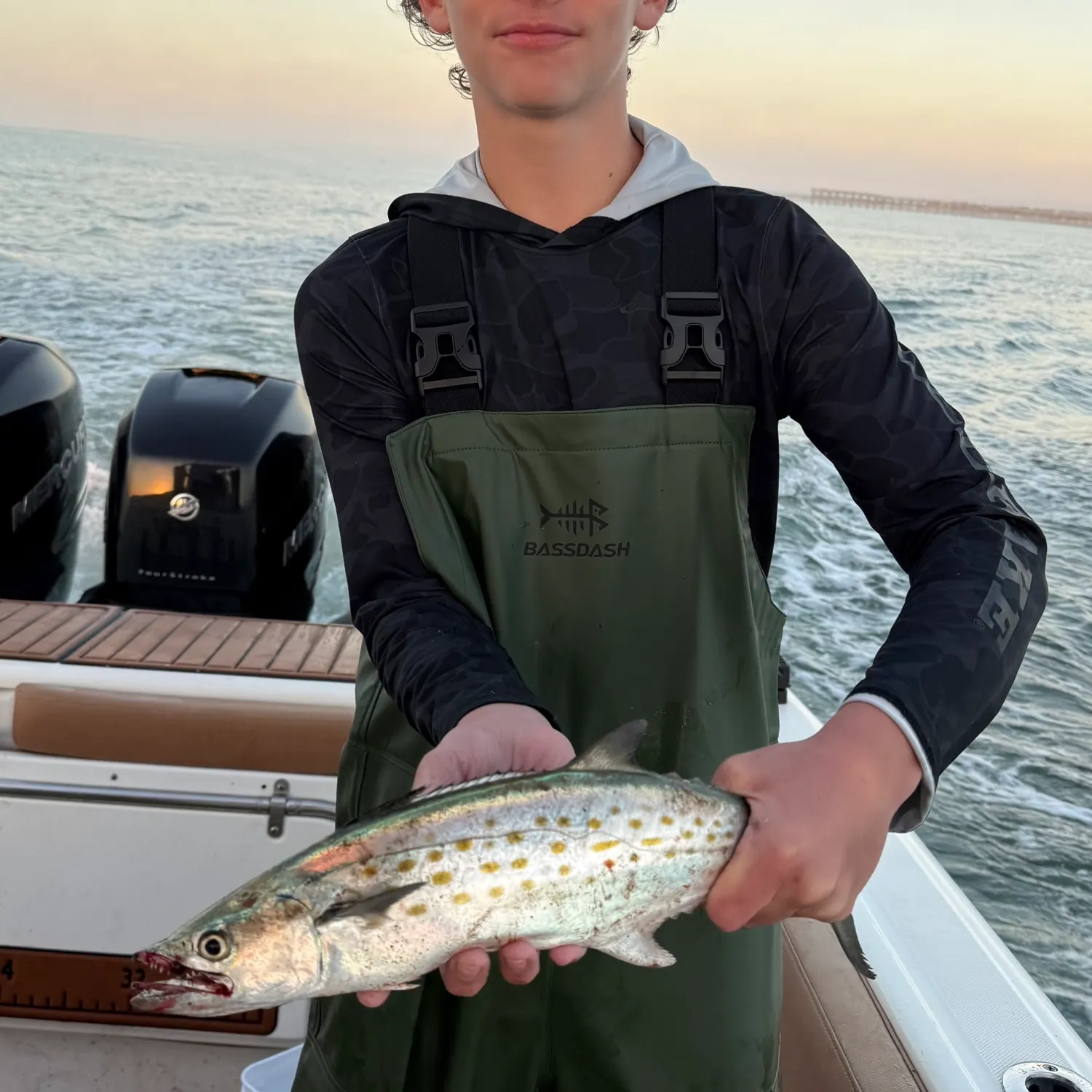 Spanish mackerel caught on Fishbrain