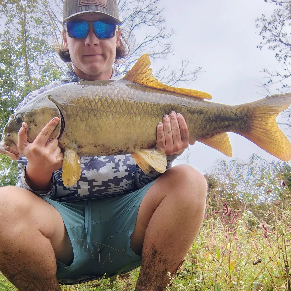 Smallmouth buffalo caught on Fishbrain
