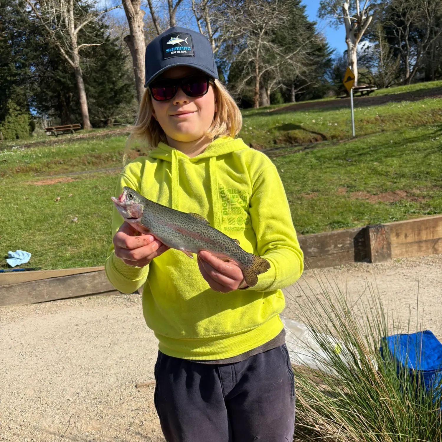 Rainbow trout caught on Fishbrain