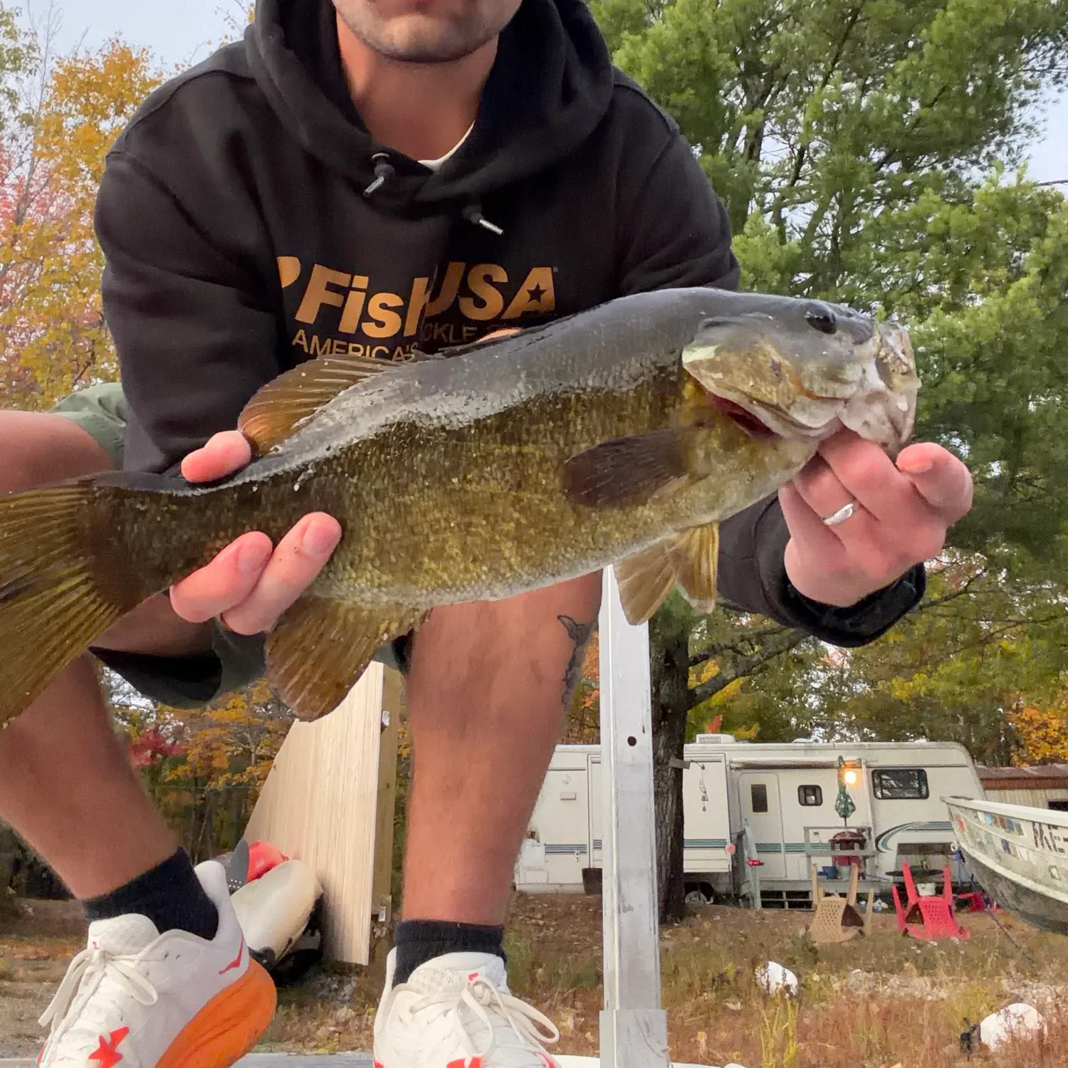 Smallmouth bass caught on Fishbrain