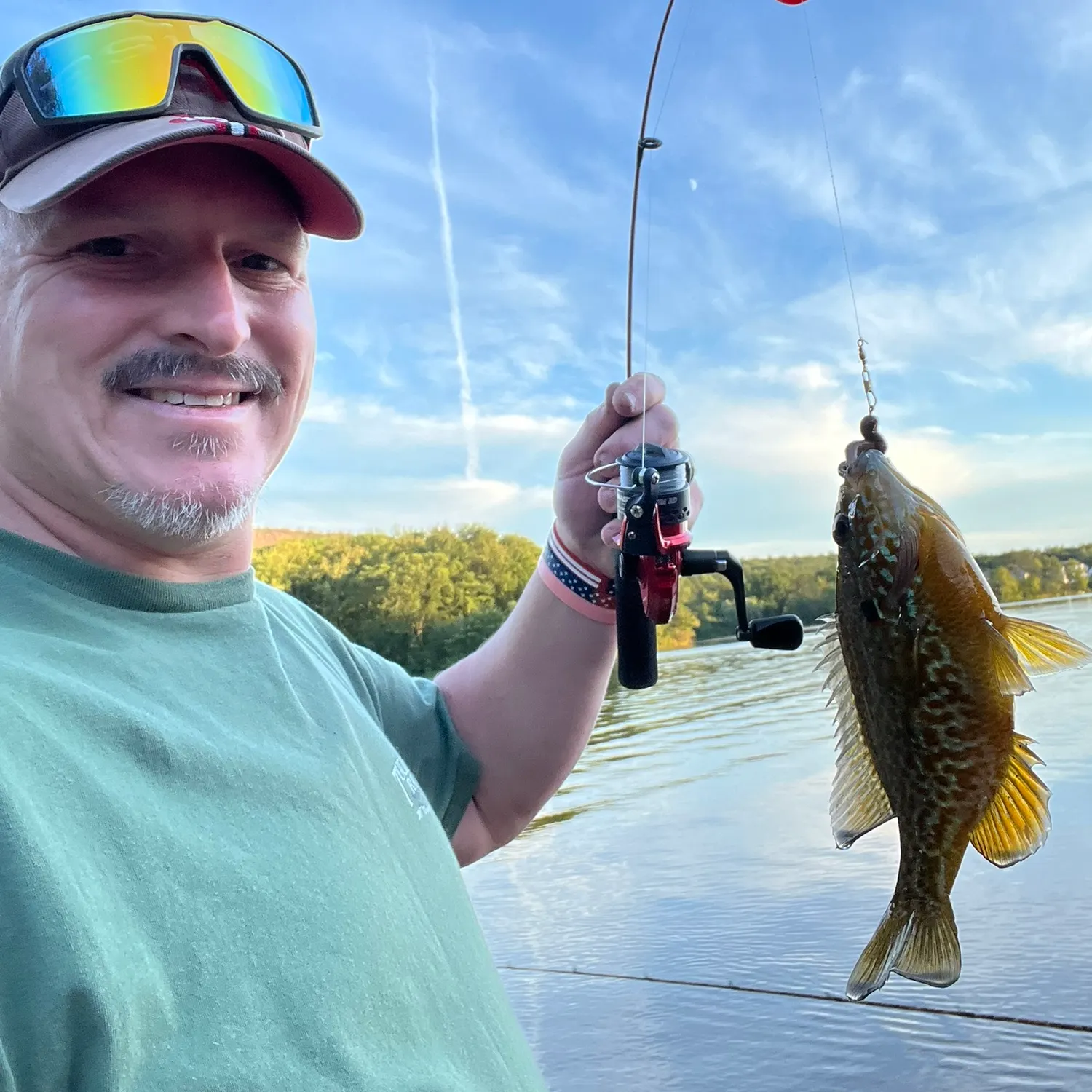 The most recent Pumpkinseed x redbreast sunfish catches on Fishbrain