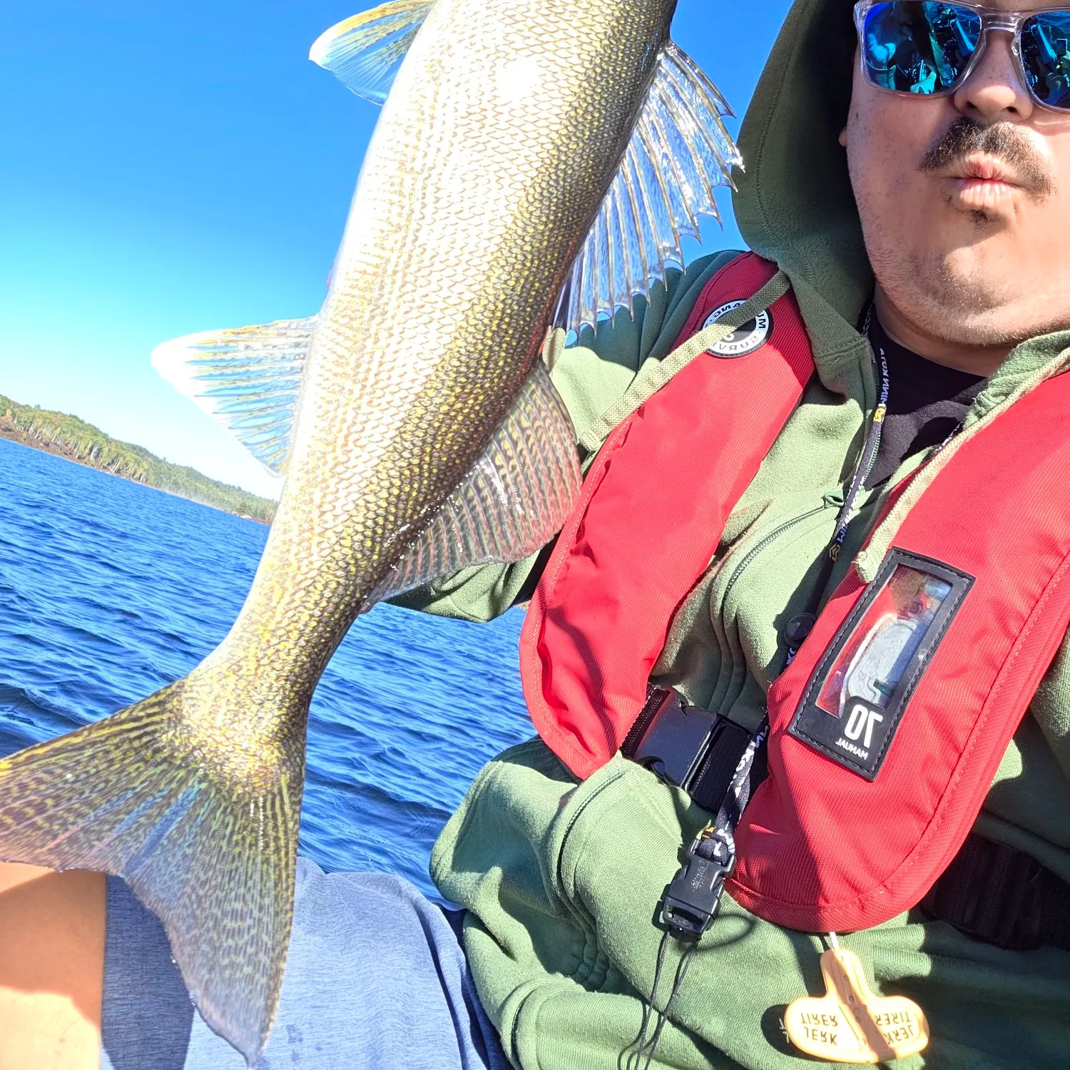 Walleye caught on Fishbrain