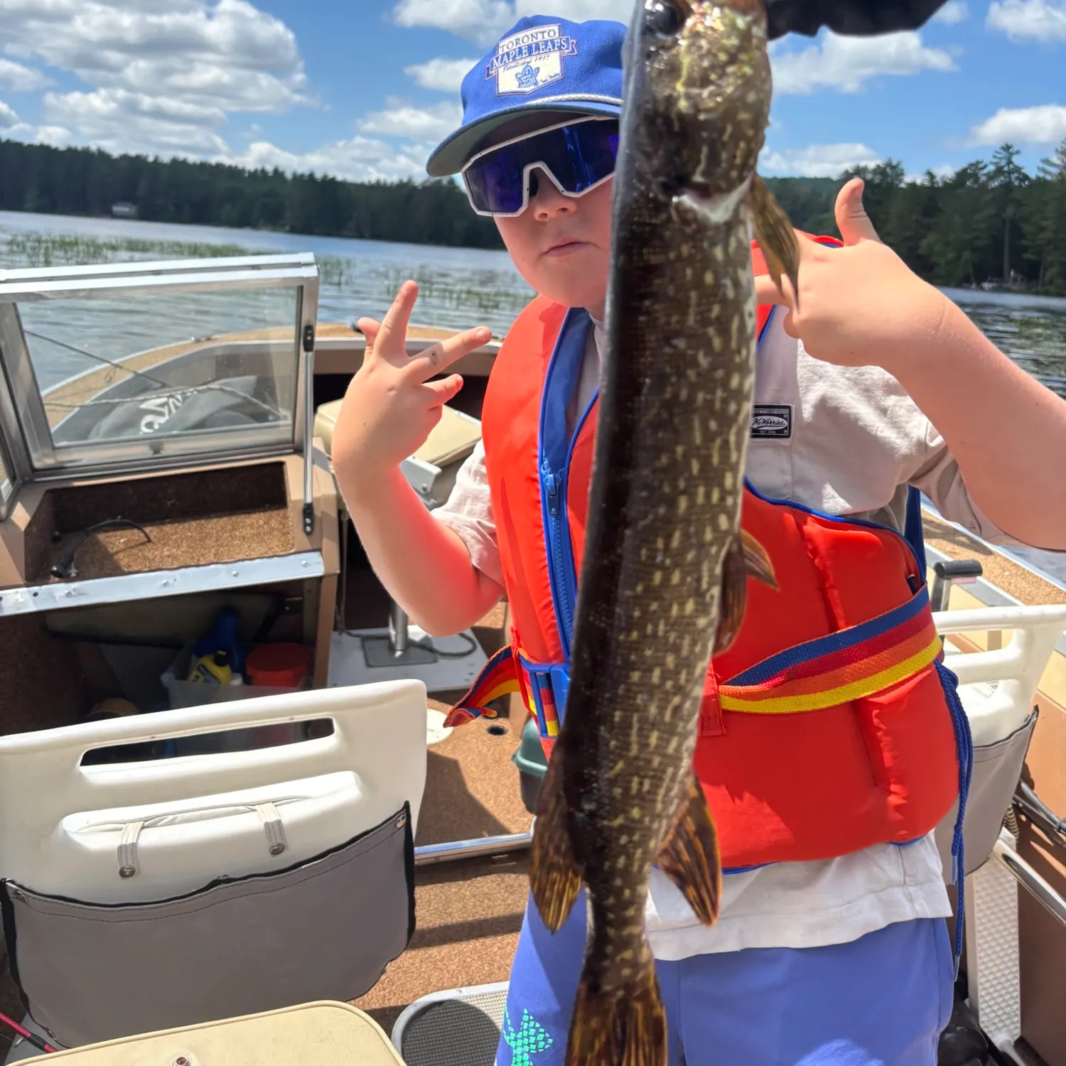 Northern pike caught on Fishbrain