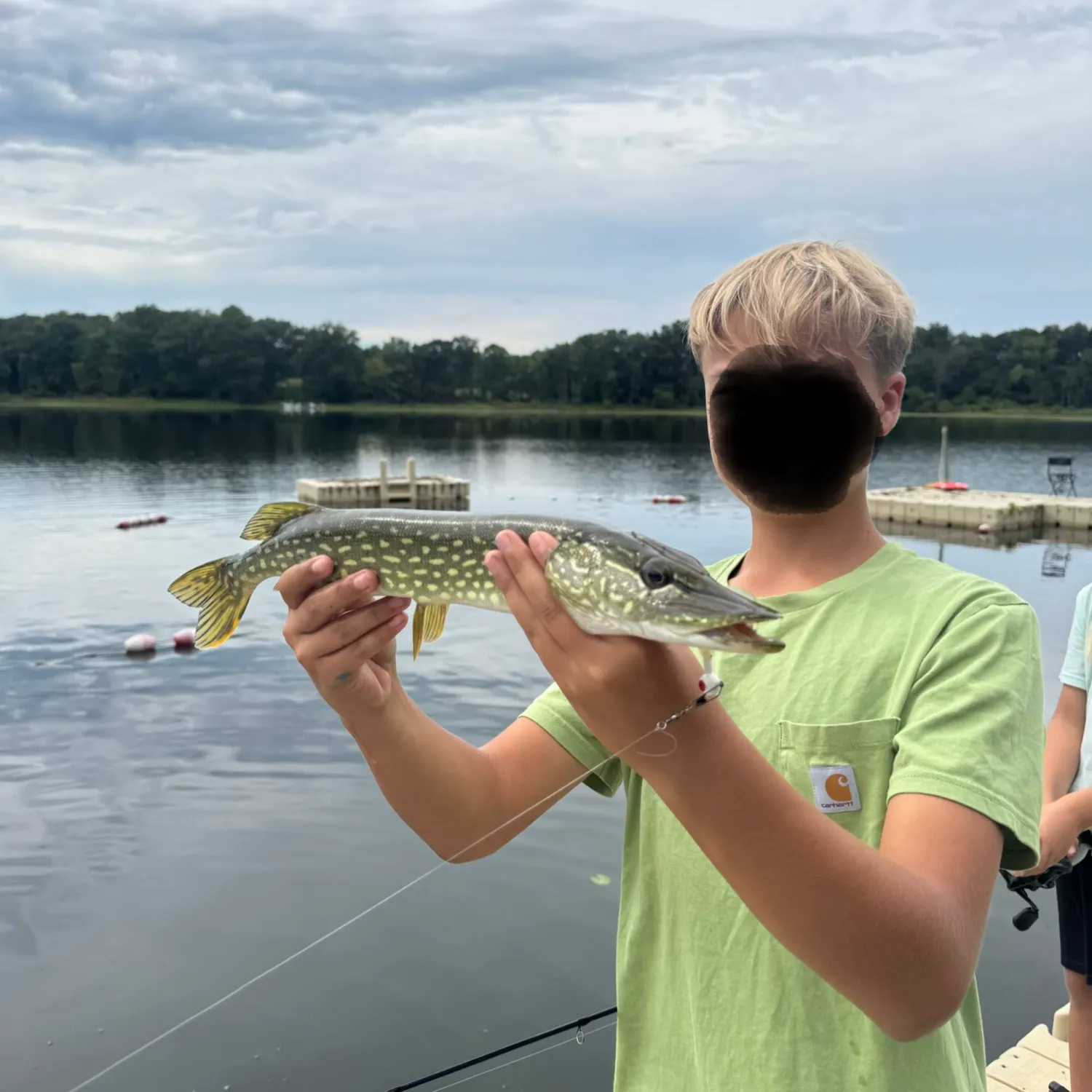 Northern pike caught on Fishbrain